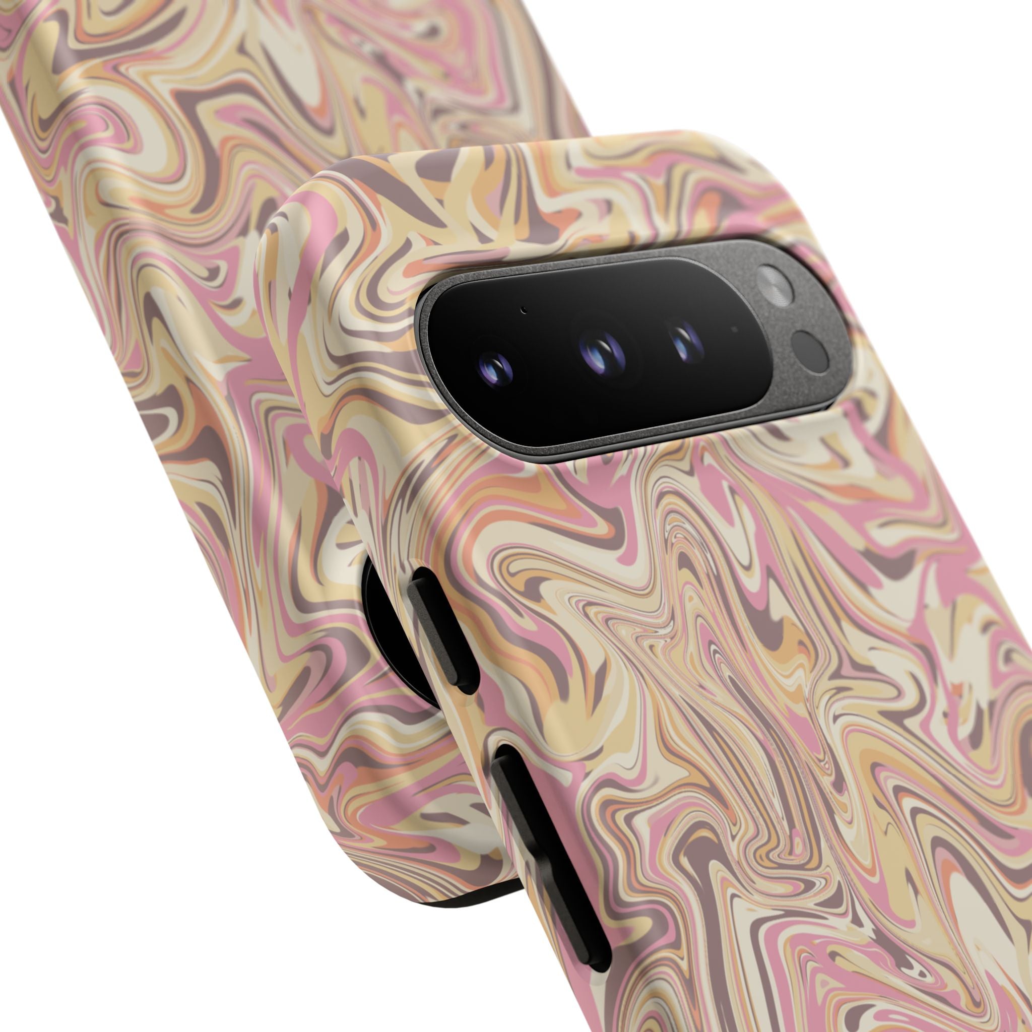 Peach Waves, Tough Phone Case.