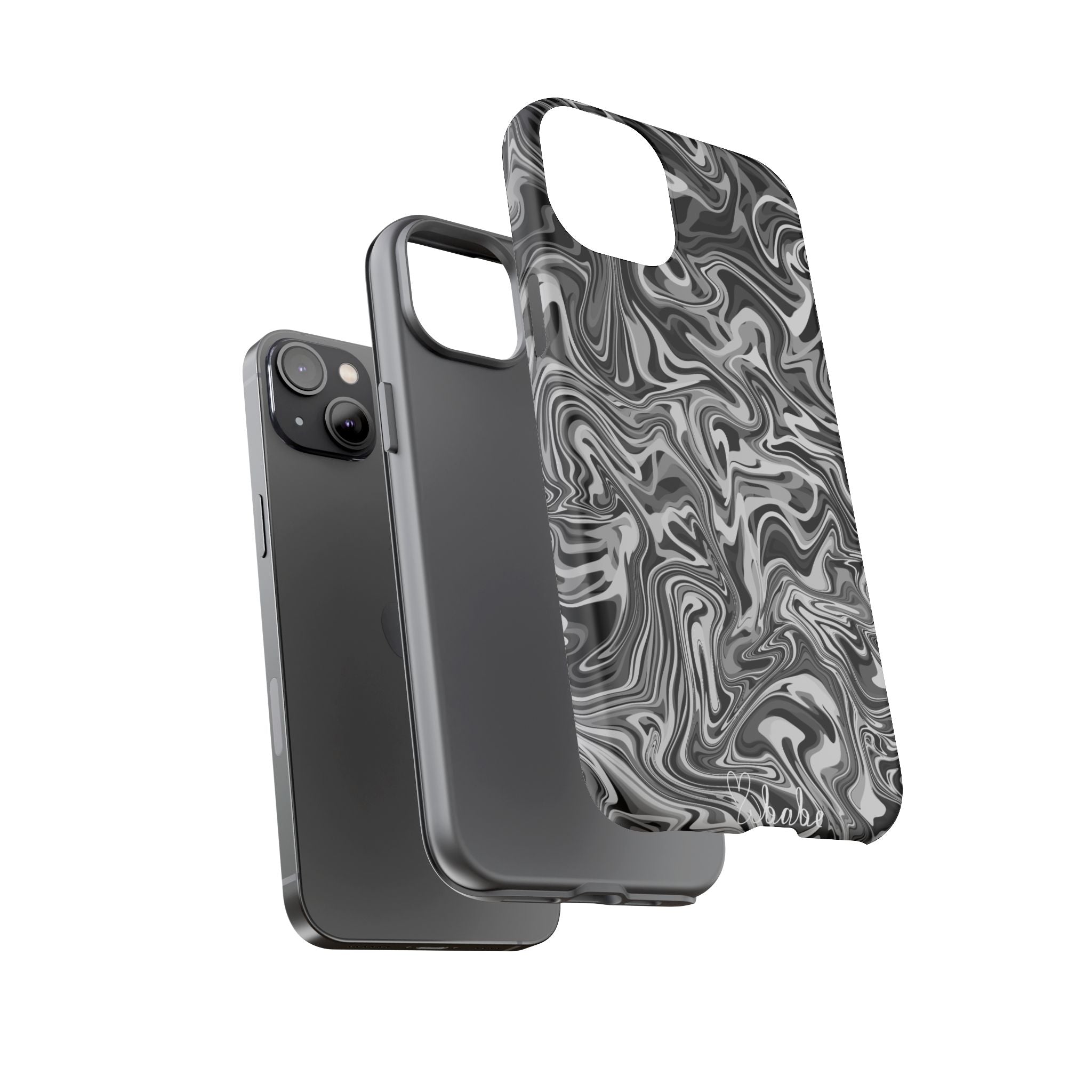 Ink Waves, Tough Phone Case.