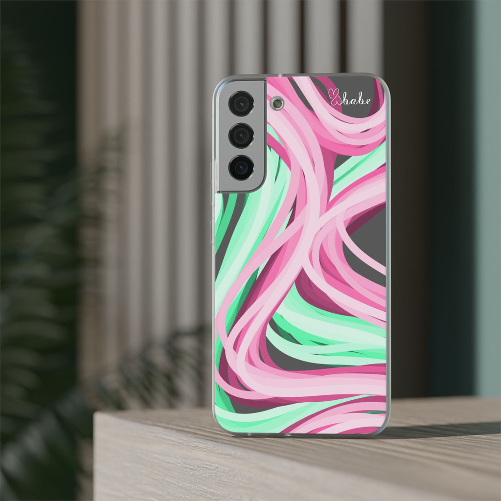Neon Vines, Flexi Phone Case.
