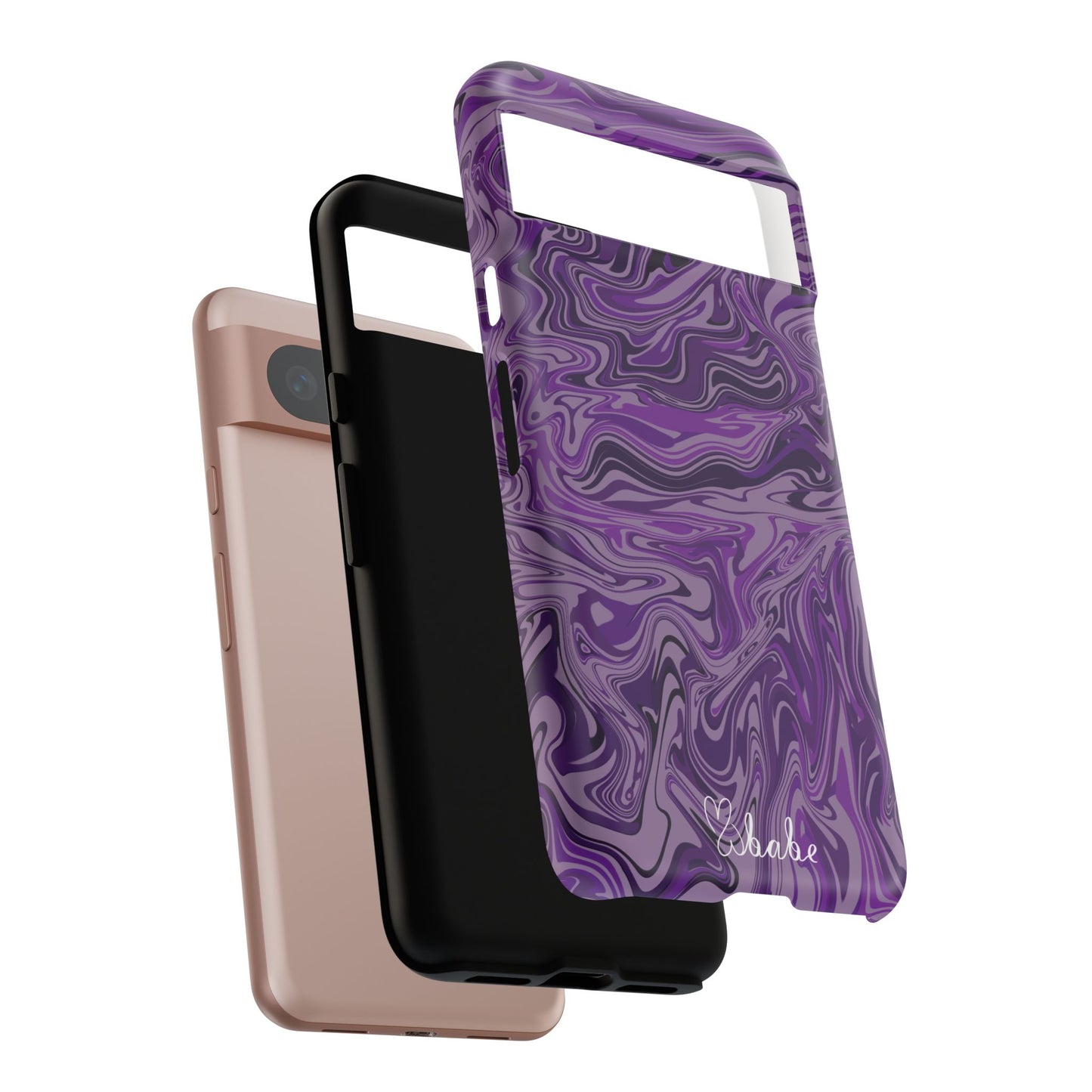 Purp Waves, Tough Phone Case.