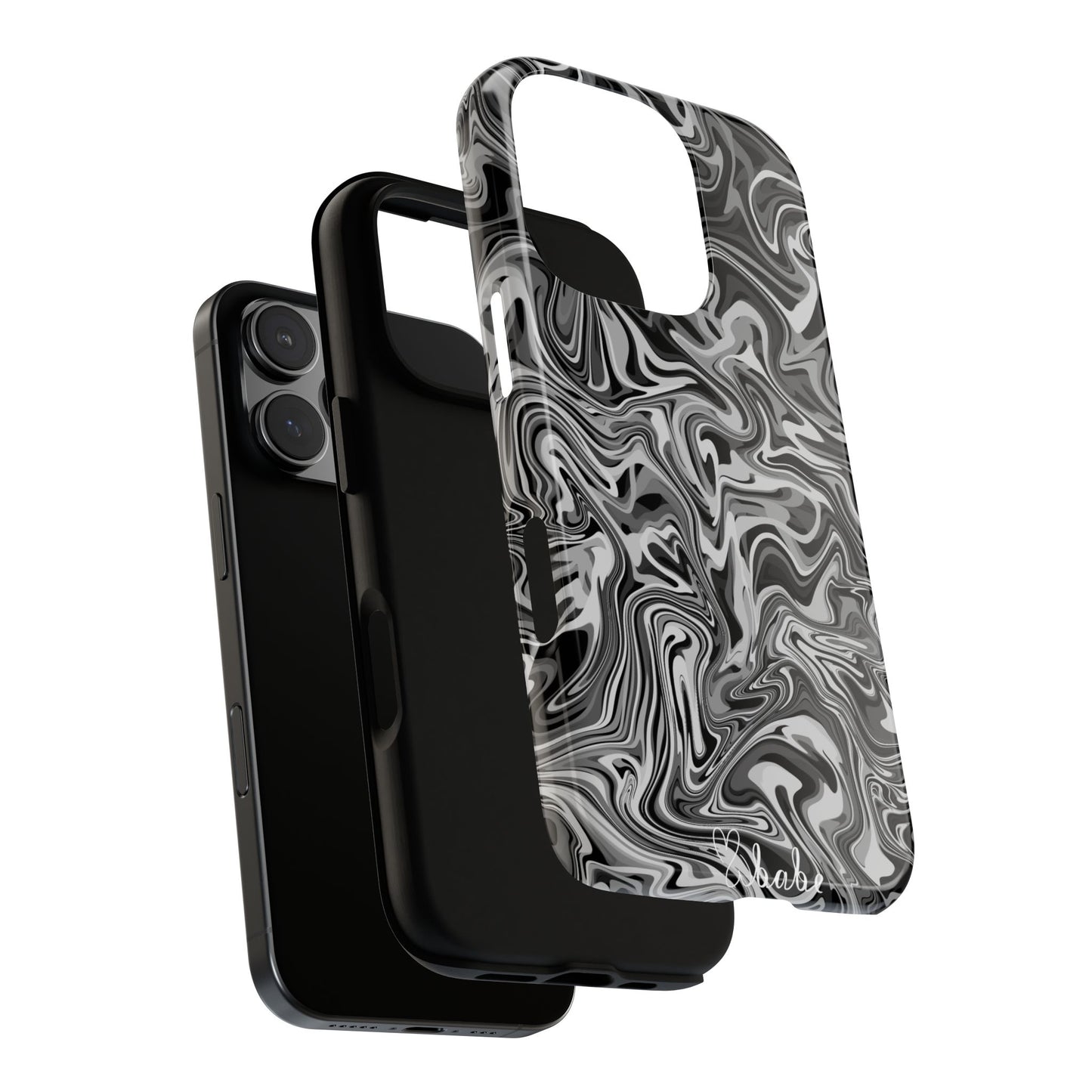 Ink Waves, Tough Phone Case.