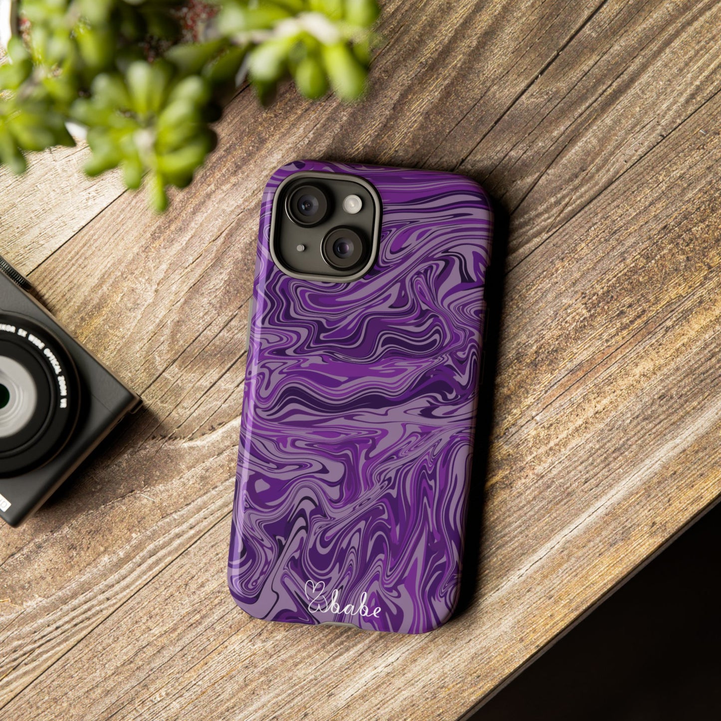 Purp Waves, Tough Phone Case.