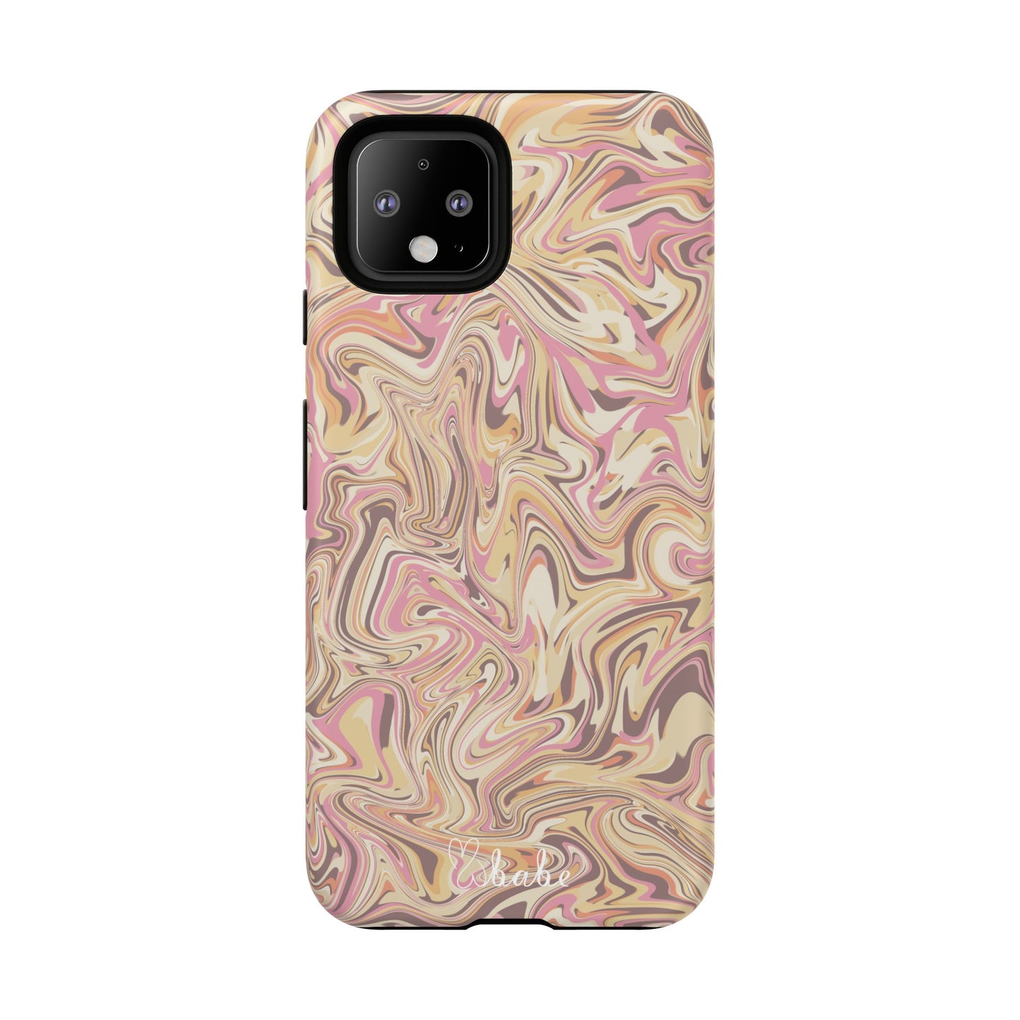 Peach Waves, Tough Phone Case.