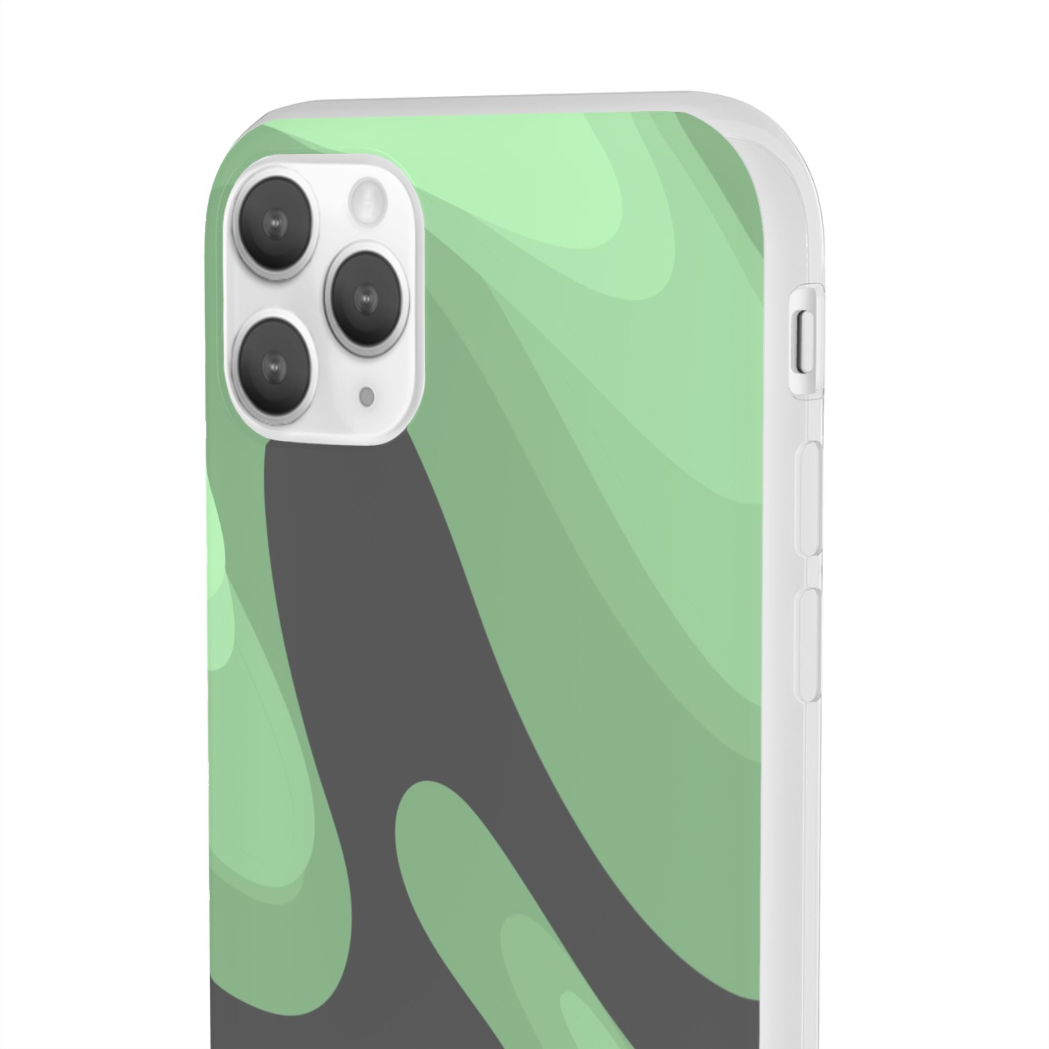Mint Waves, Flexi Phone Case.
