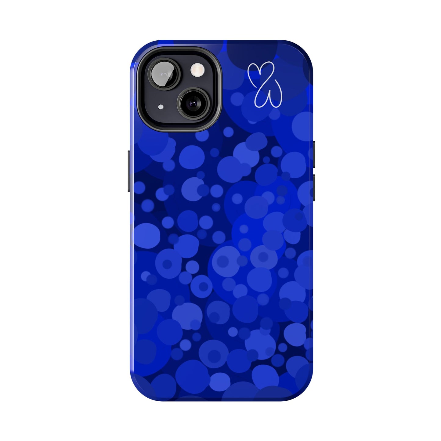 Blue Bubbles, Tough Phone Case