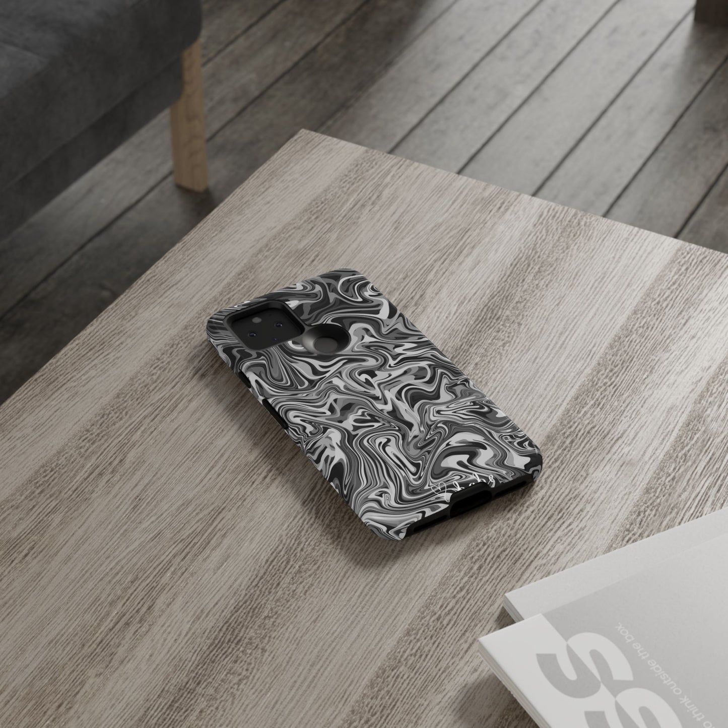 Ink Waves, Tough Phone Case.