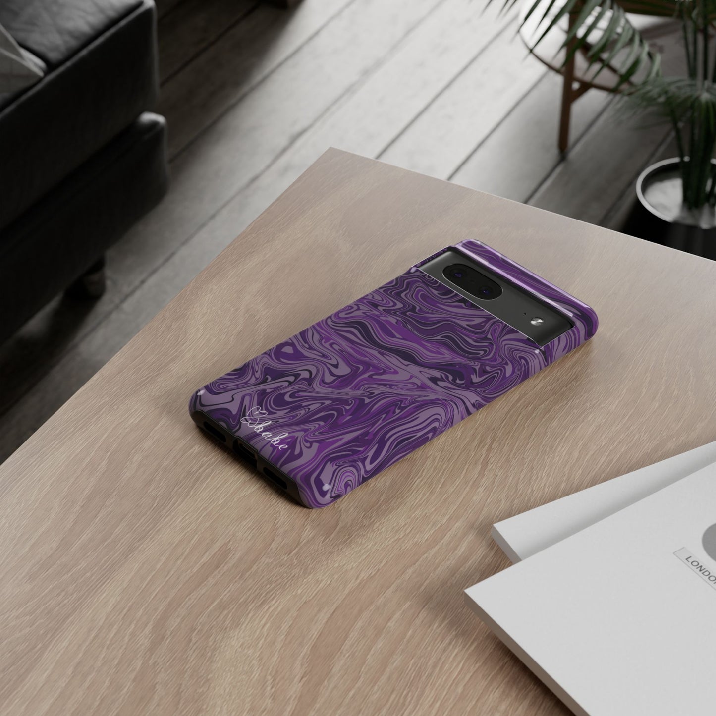 Purp Waves, Tough Phone Case.
