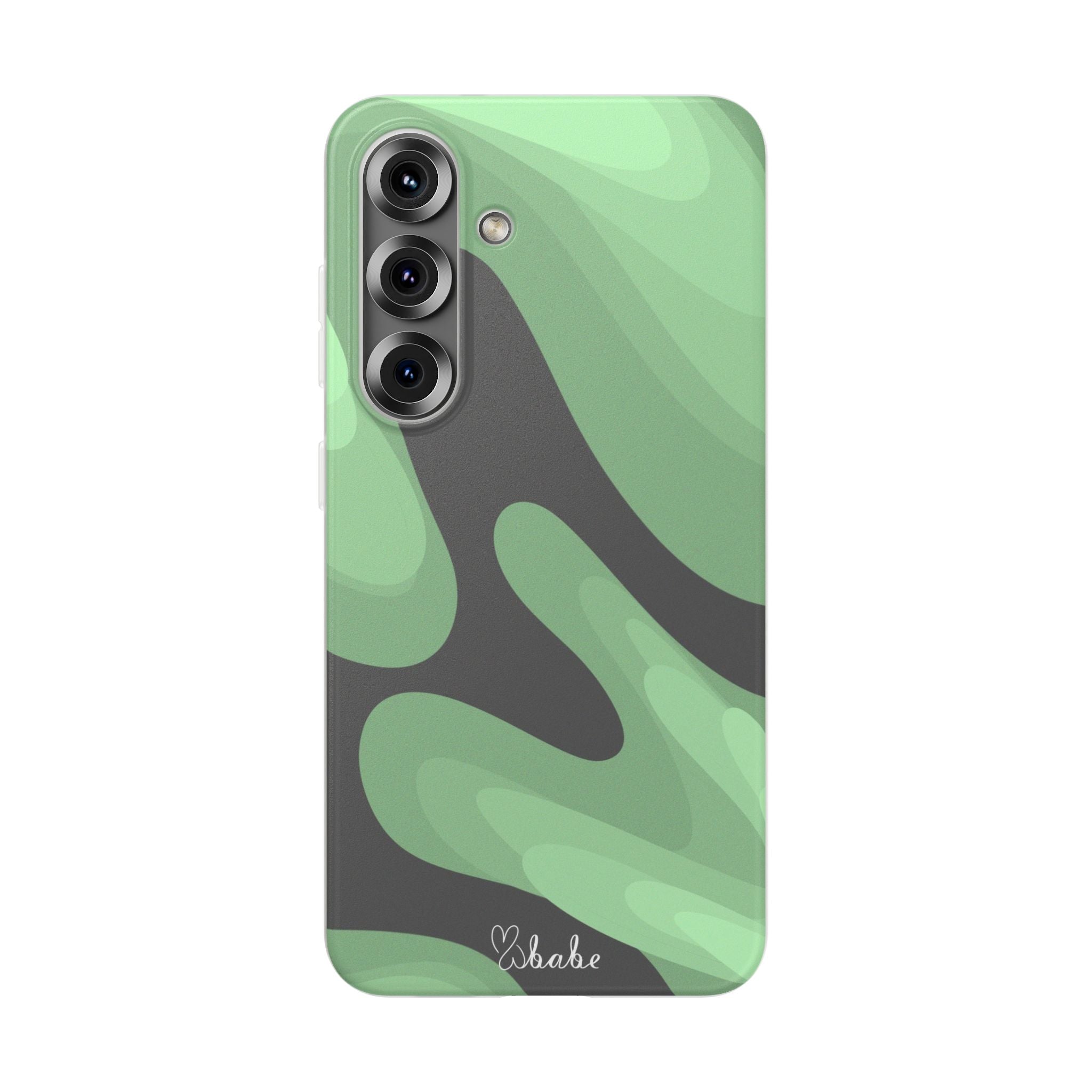 Mint Waves, Flexi Phone Case.