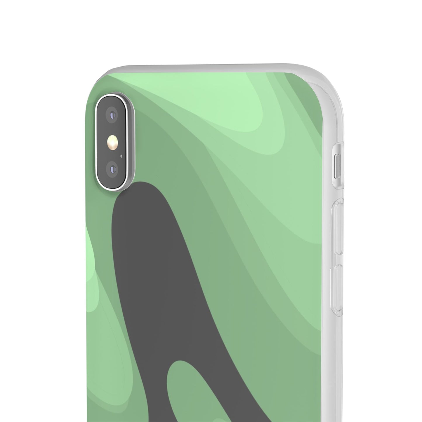 Mint Waves, Flexi Phone Case.
