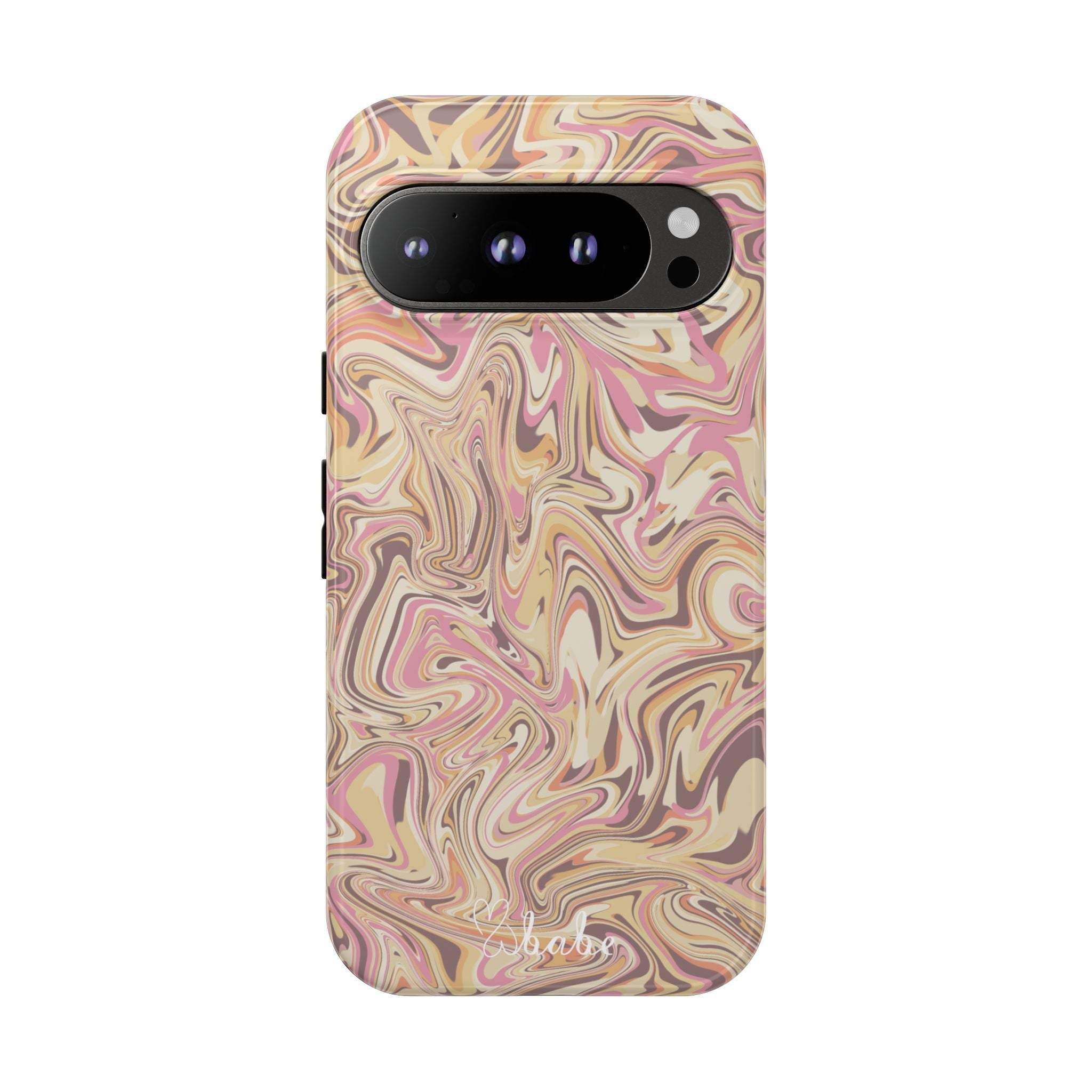 Peach Waves, Tough Phone Case.