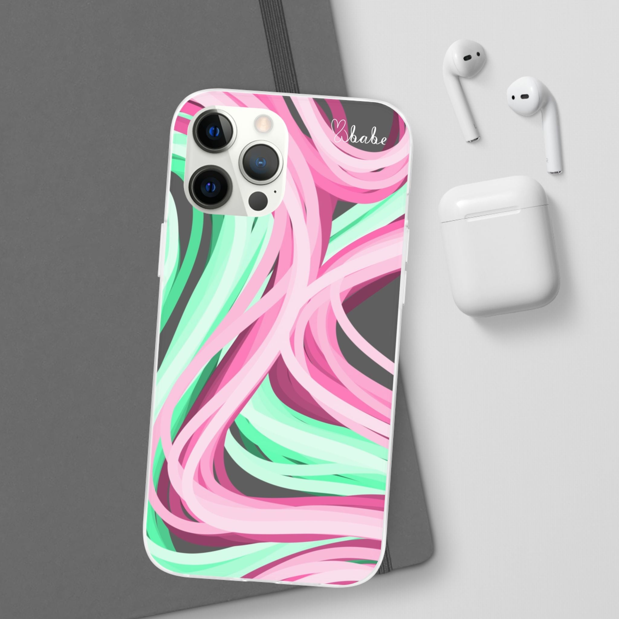 Neon Vines, Flexi Phone Case.