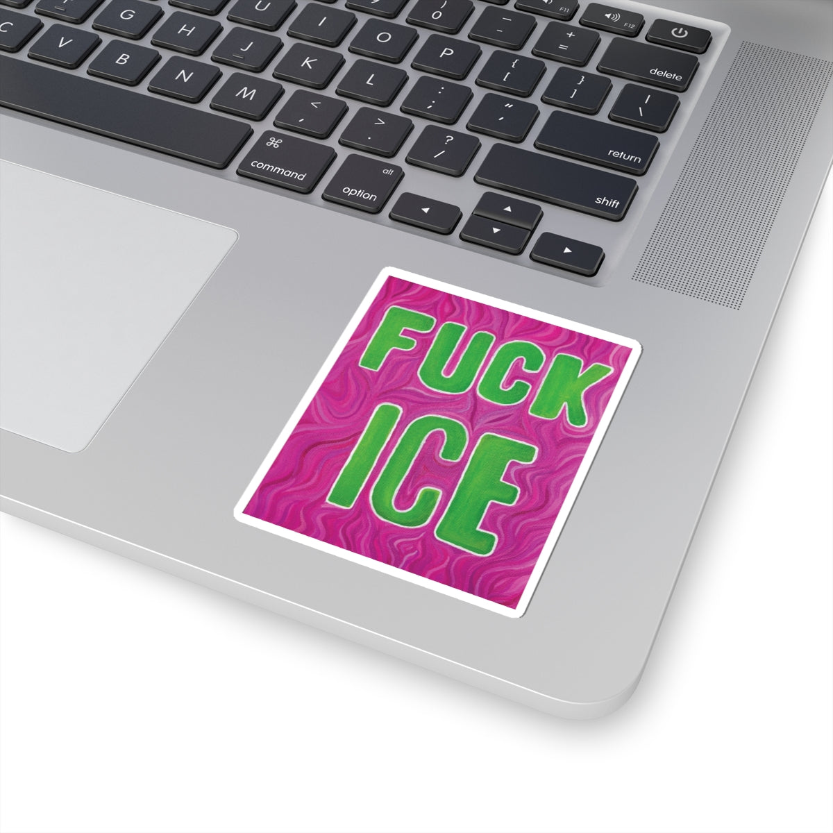 "F*ck Ice" Sticker.