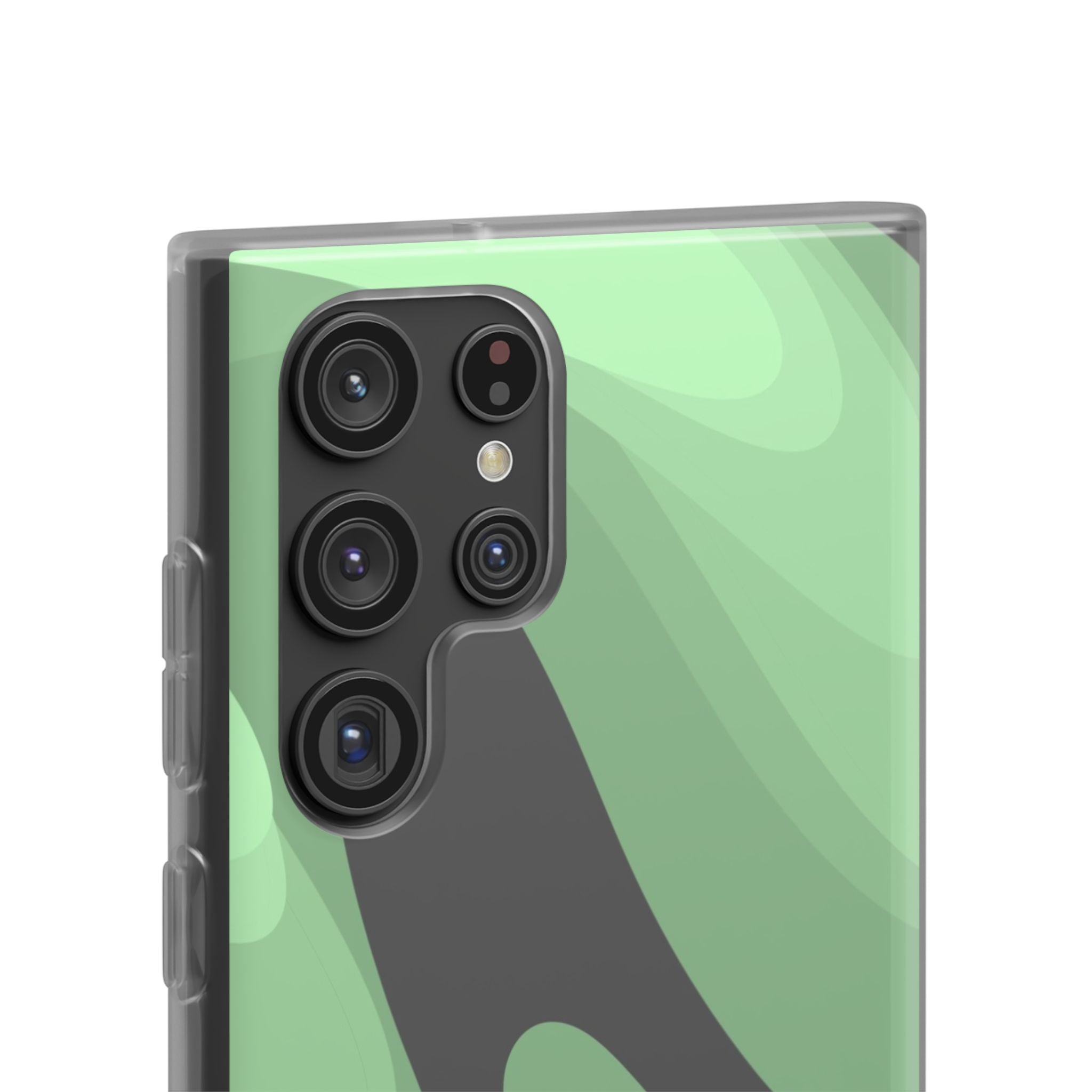 Mint Waves, Flexi Phone Case.