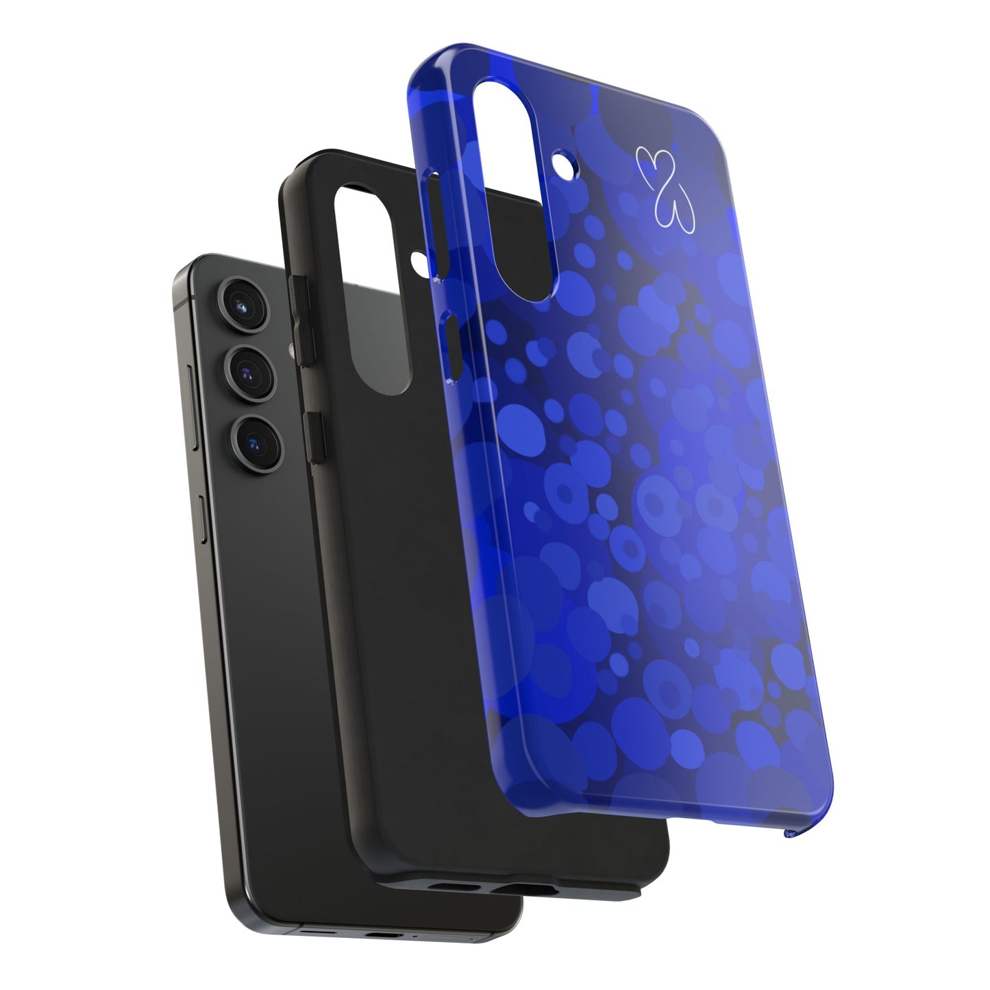 Blue Bubbles, Tough Phone Case