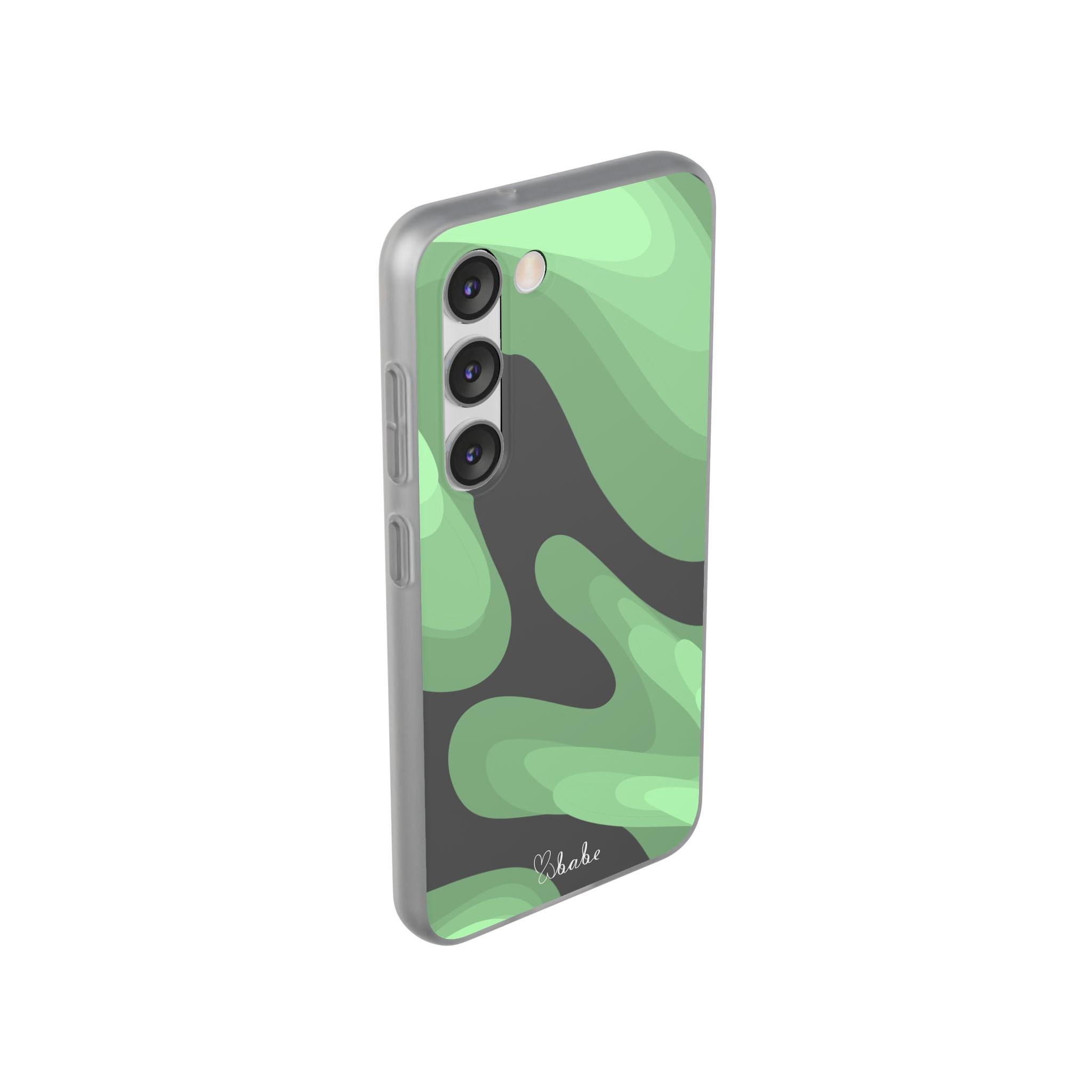Mint Waves, Flexi Phone Case.