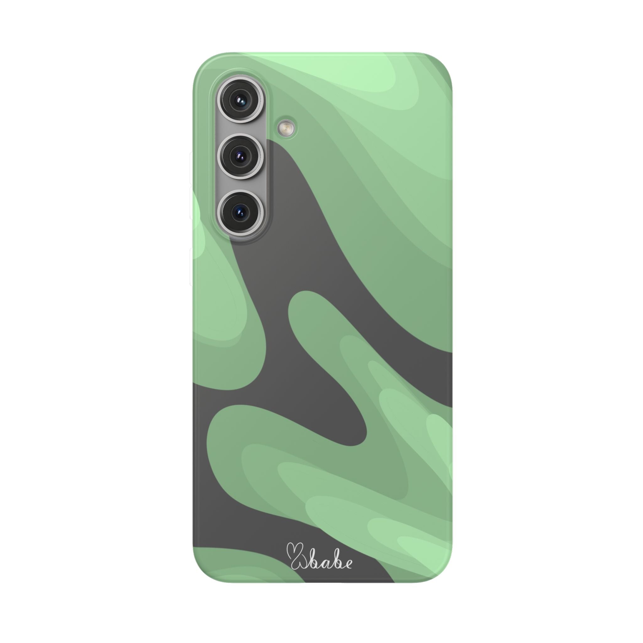 Mint Waves, Flexi Phone Case.