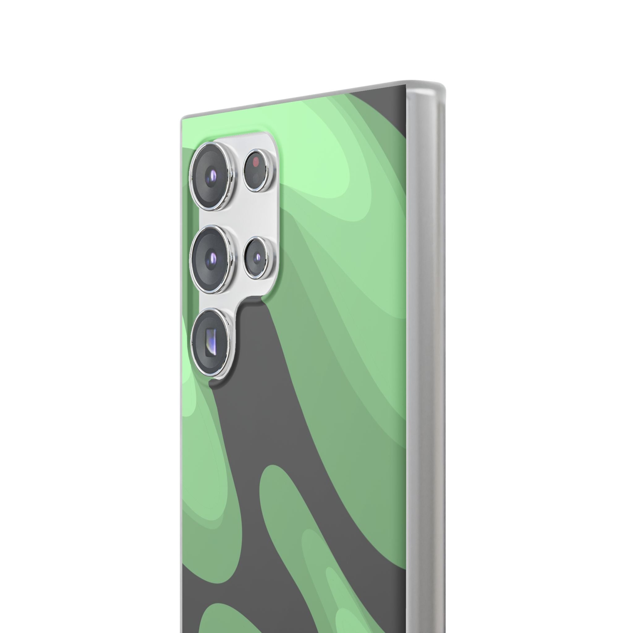 Mint Waves, Flexi Phone Case.