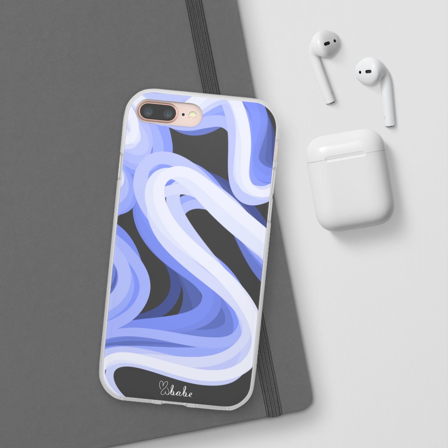 Blue Vines, Flexi Phone Case.