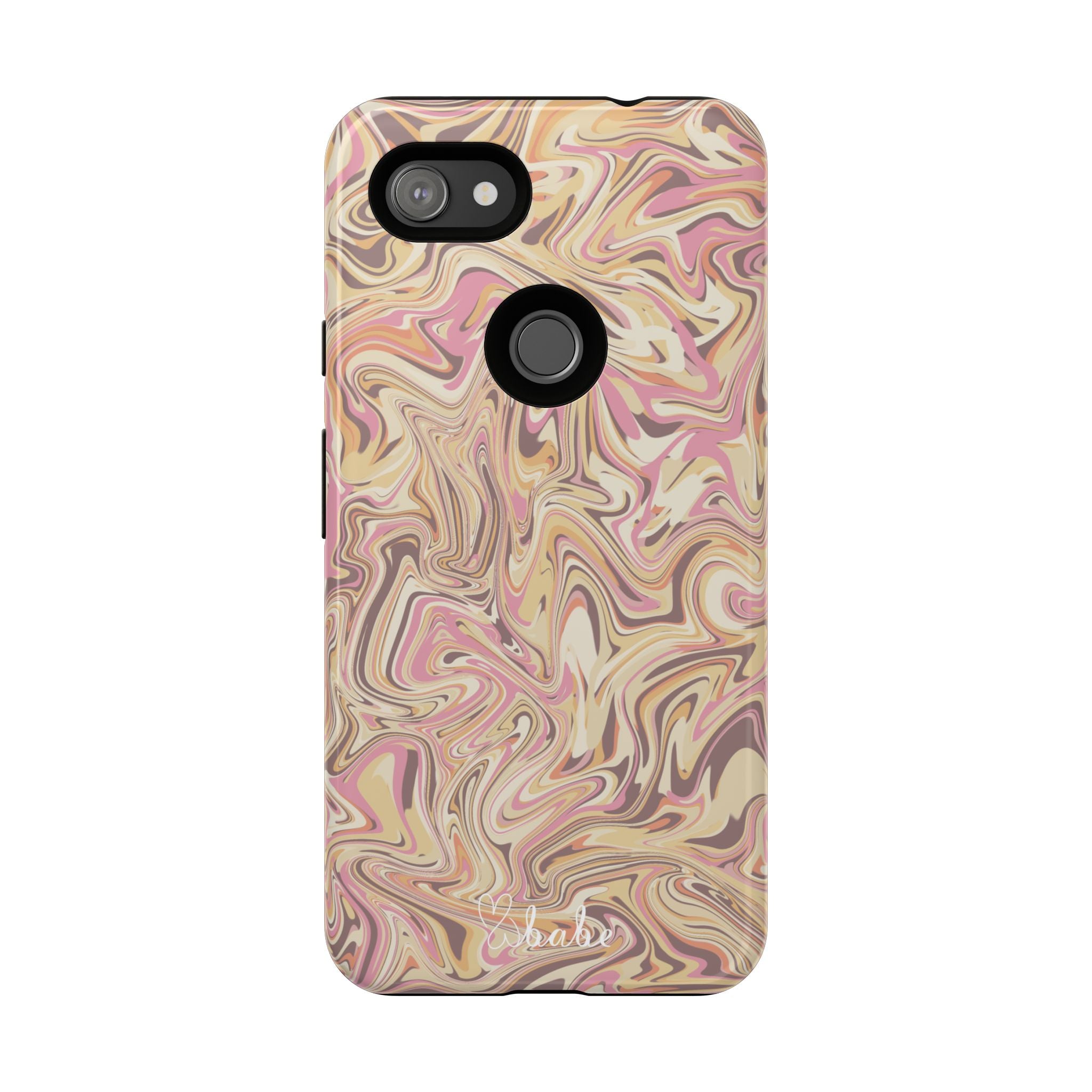Peach Waves, Tough Phone Case.