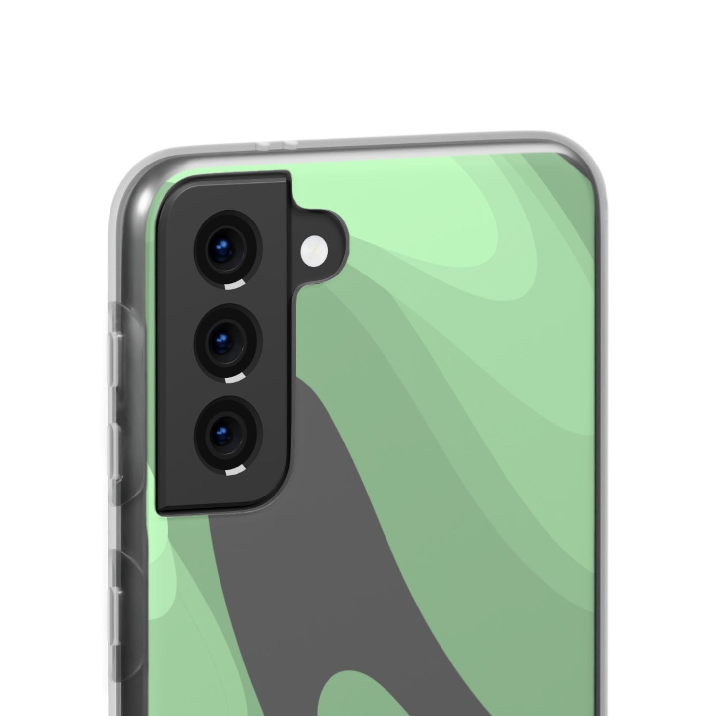 Mint Waves, Flexi Phone Case.