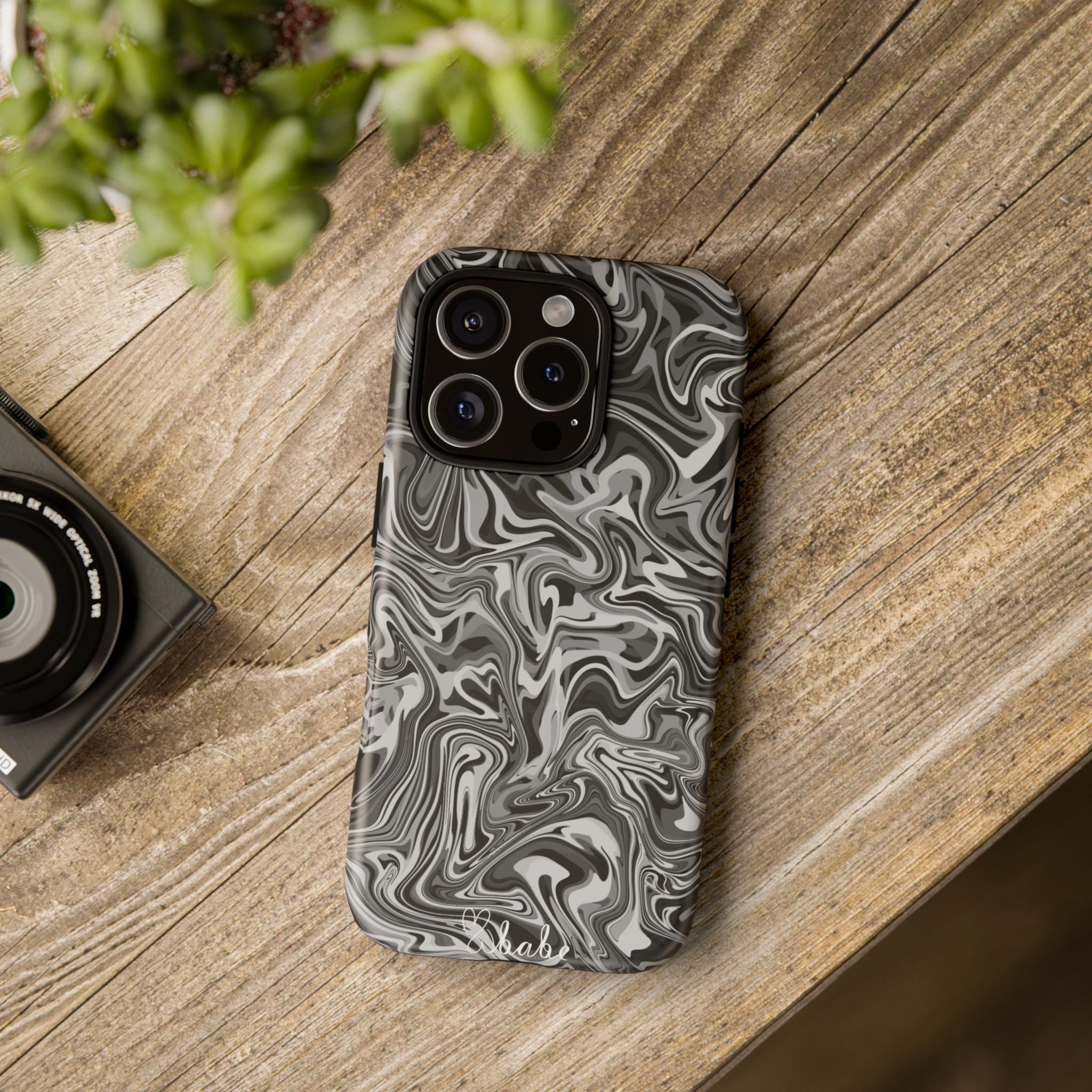 Ink Waves, Tough Phone Case.