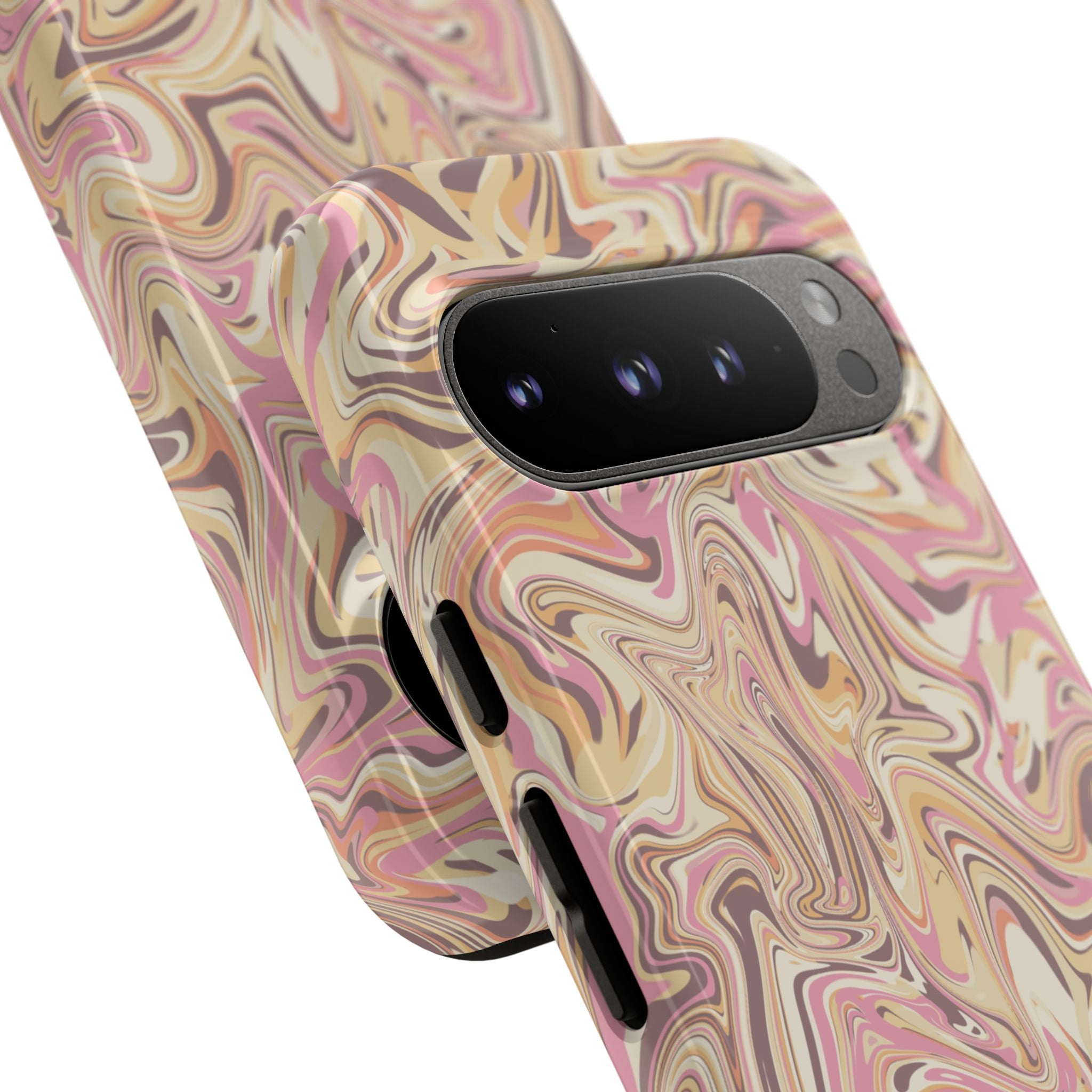 Peach Waves, Tough Phone Case.