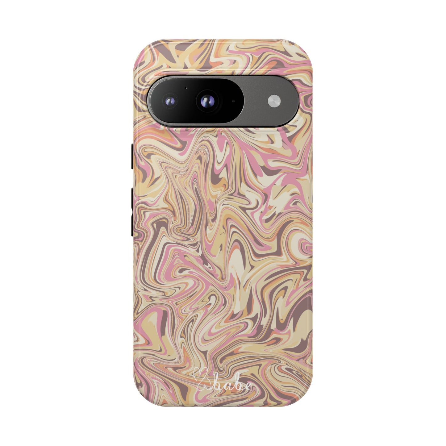 Peach Waves, Tough Phone Case.