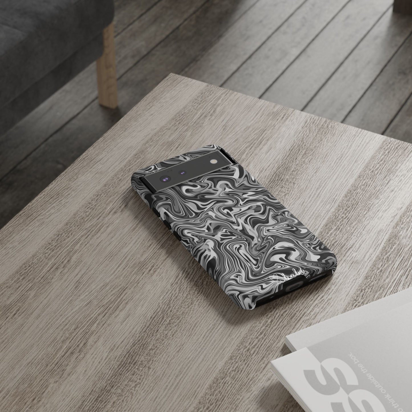 Ink Waves, Tough Phone Case.