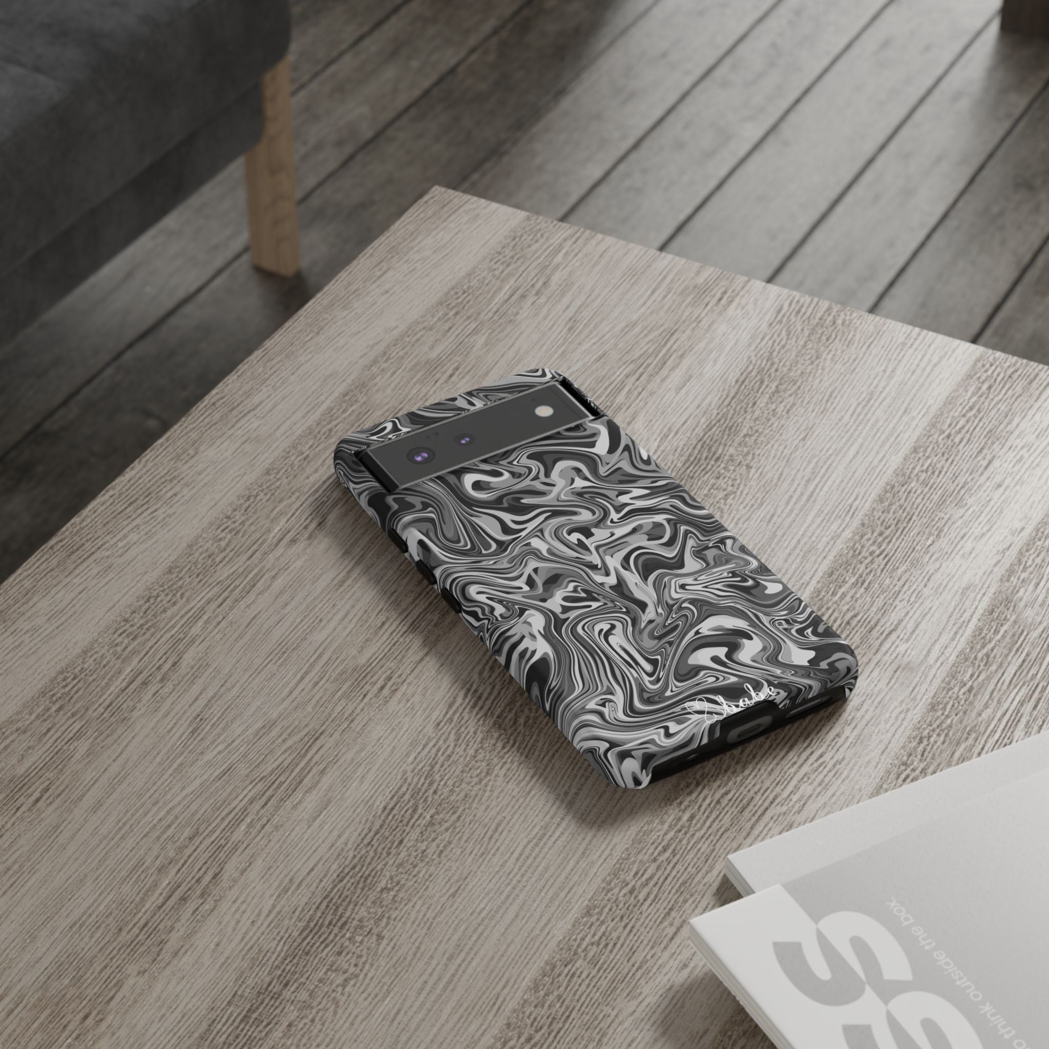 Ink Waves, Tough Phone Case.