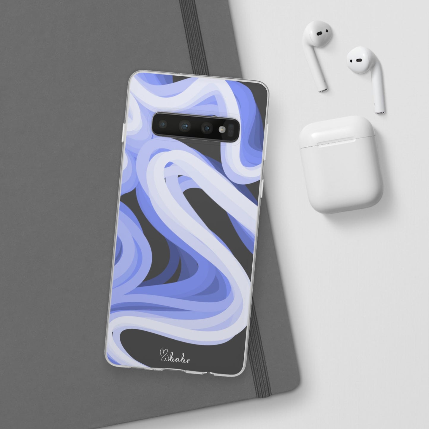 Blue Vines, Flexi Phone Case.