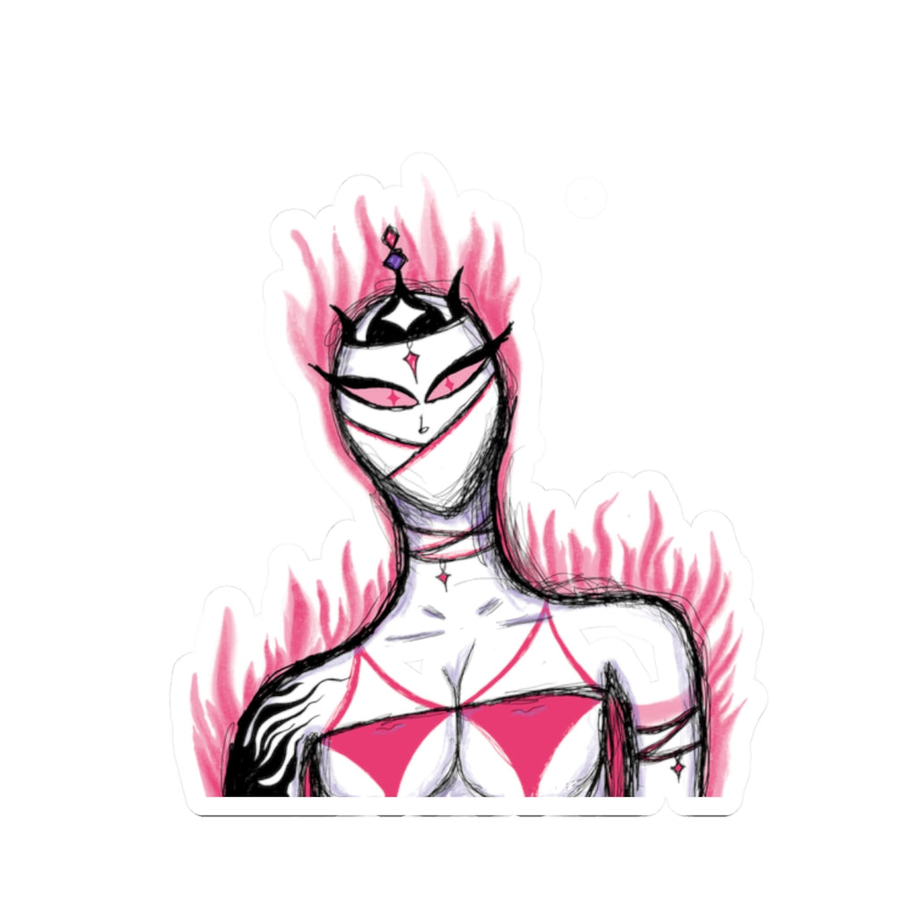 Blush of Fire, Kiss-Cut Stickers.