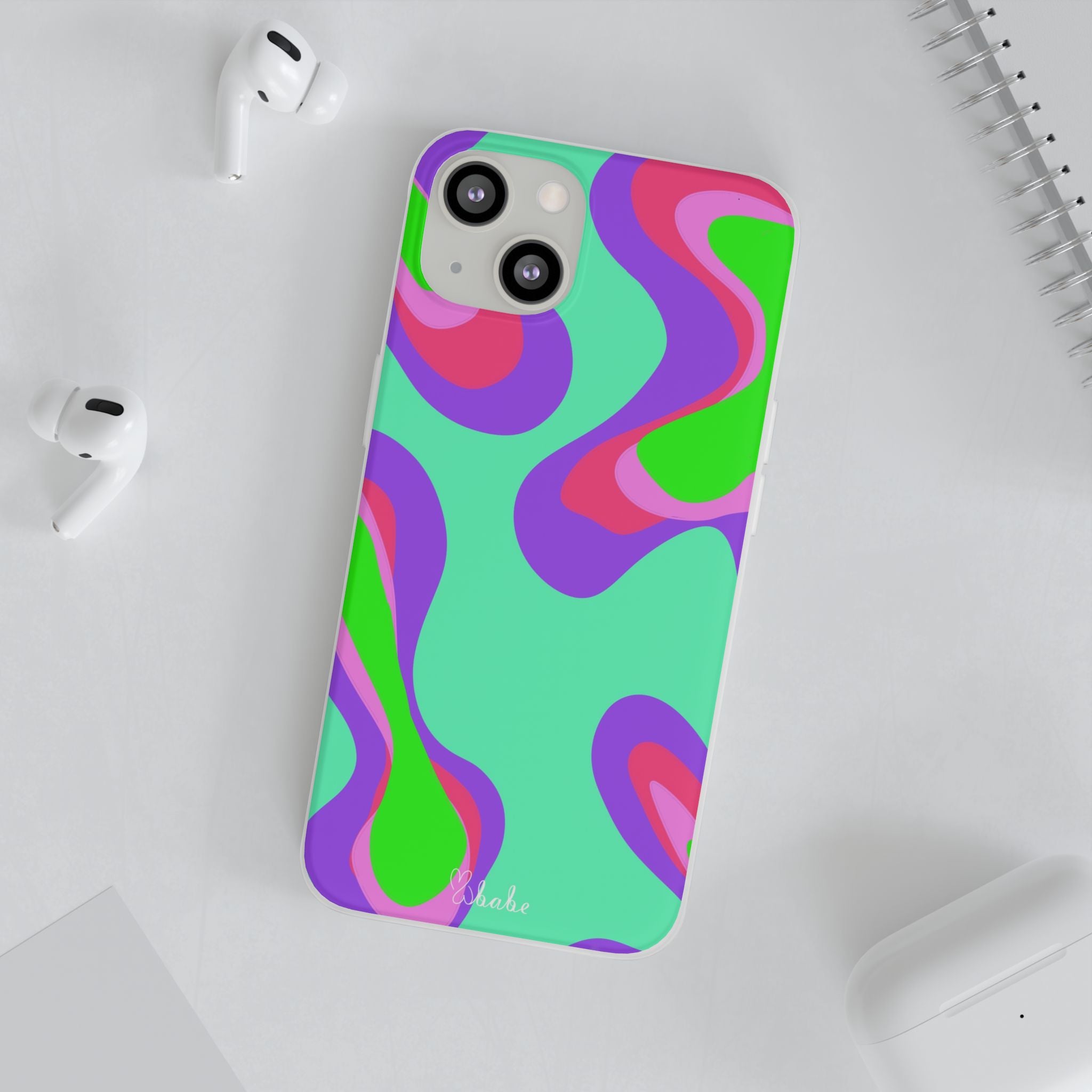 Neon Camo, Flexi Case.