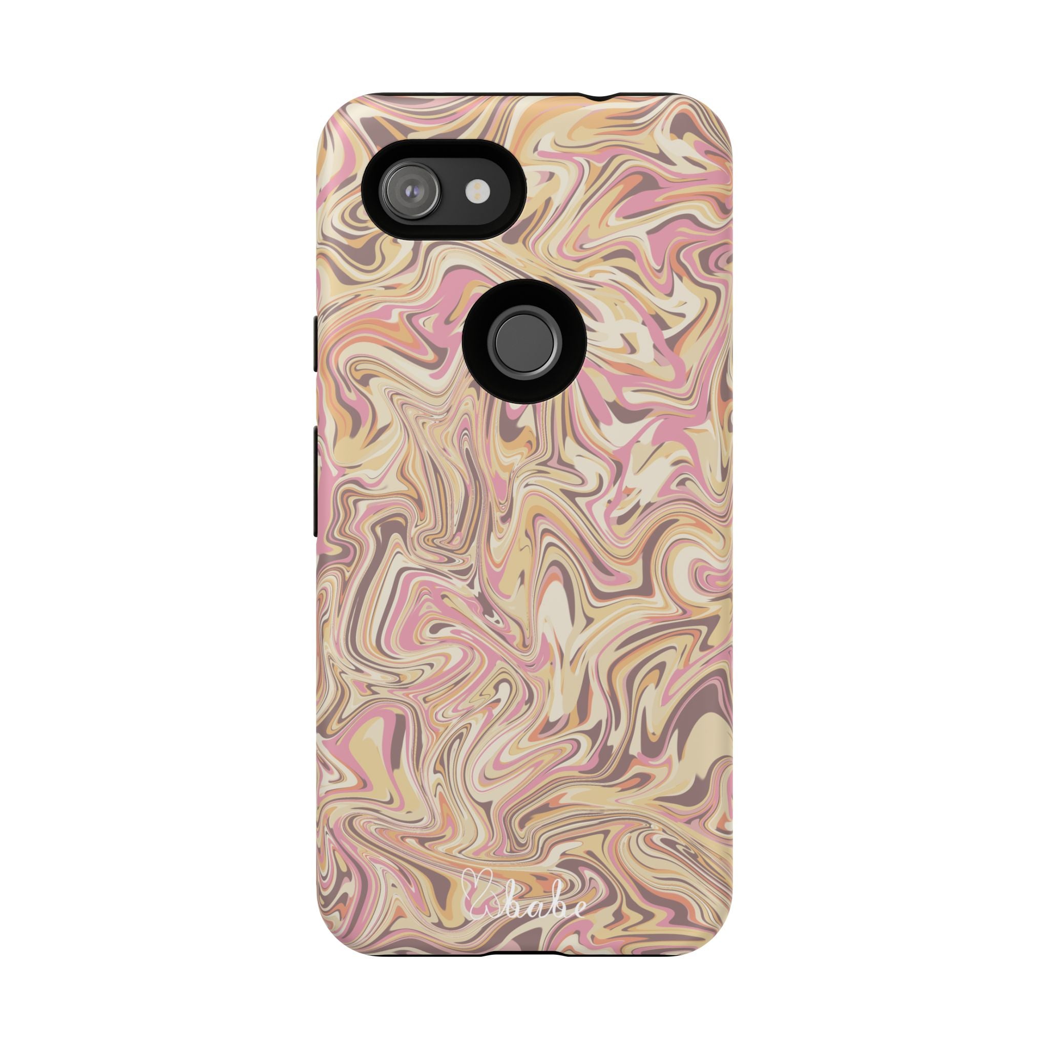 Peach Waves, Tough Phone Case.