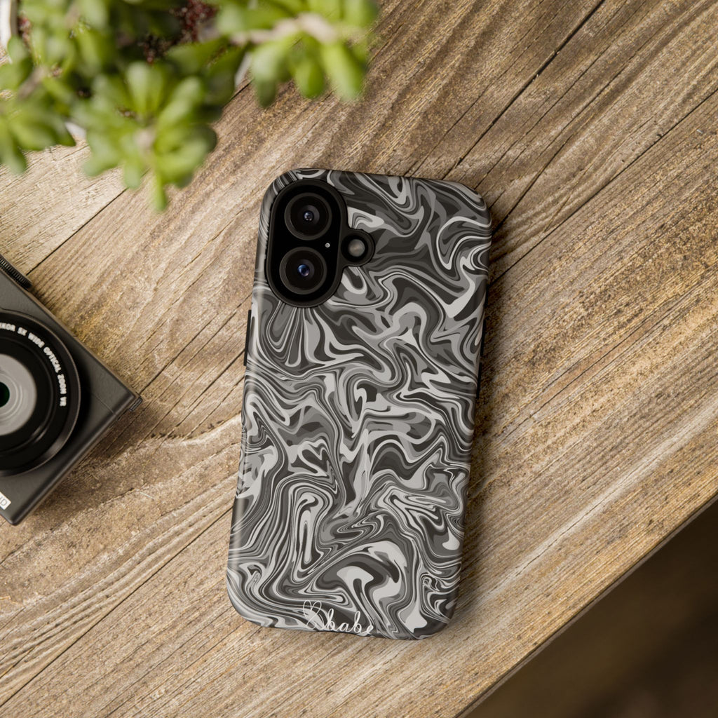 Ink Waves, Tough Phone Case.
