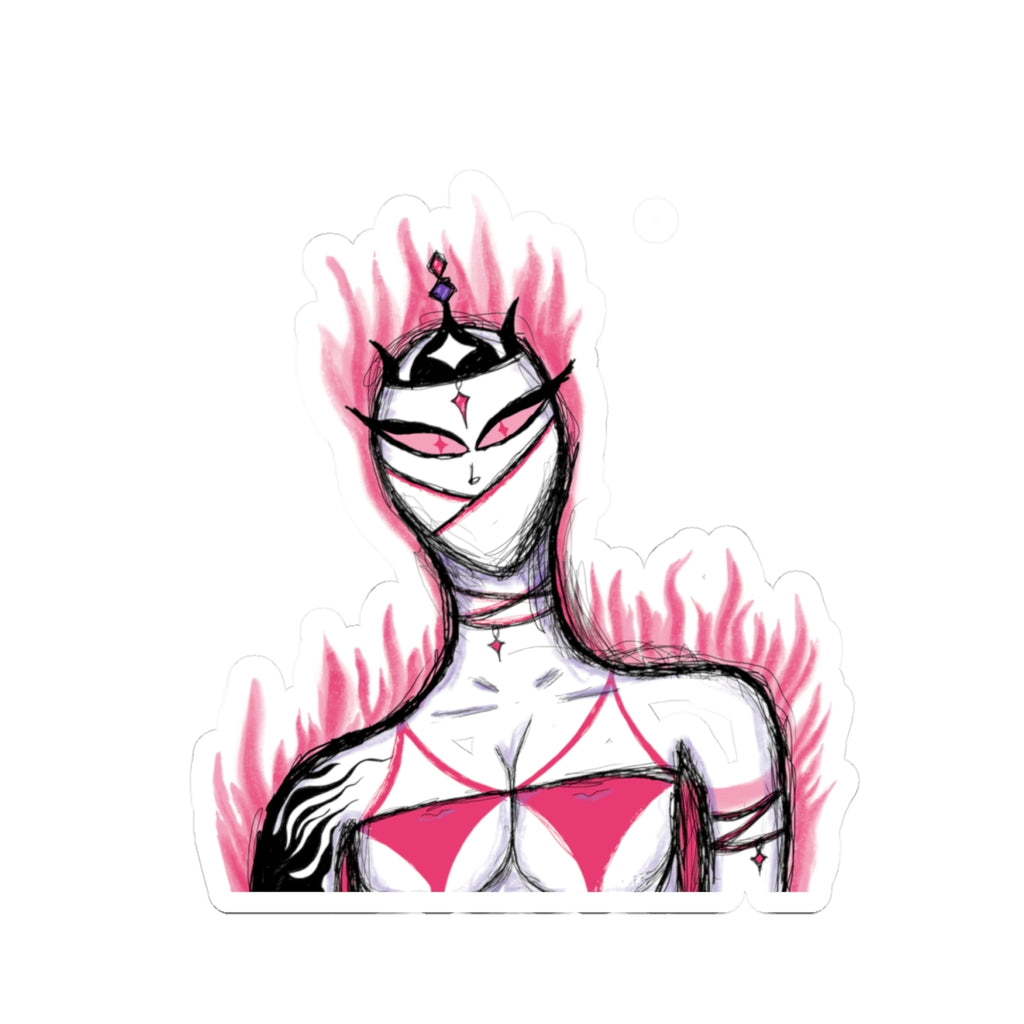 Blush of Fire, Kiss-Cut Stickers.