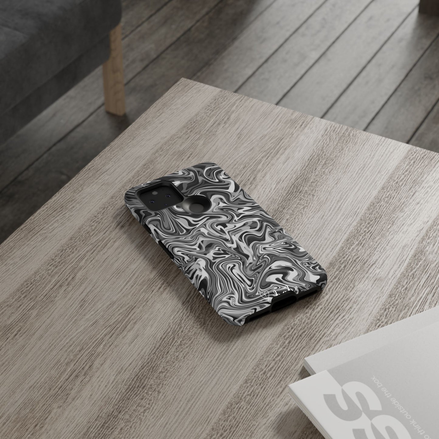 Ink Waves, Tough Phone Case.