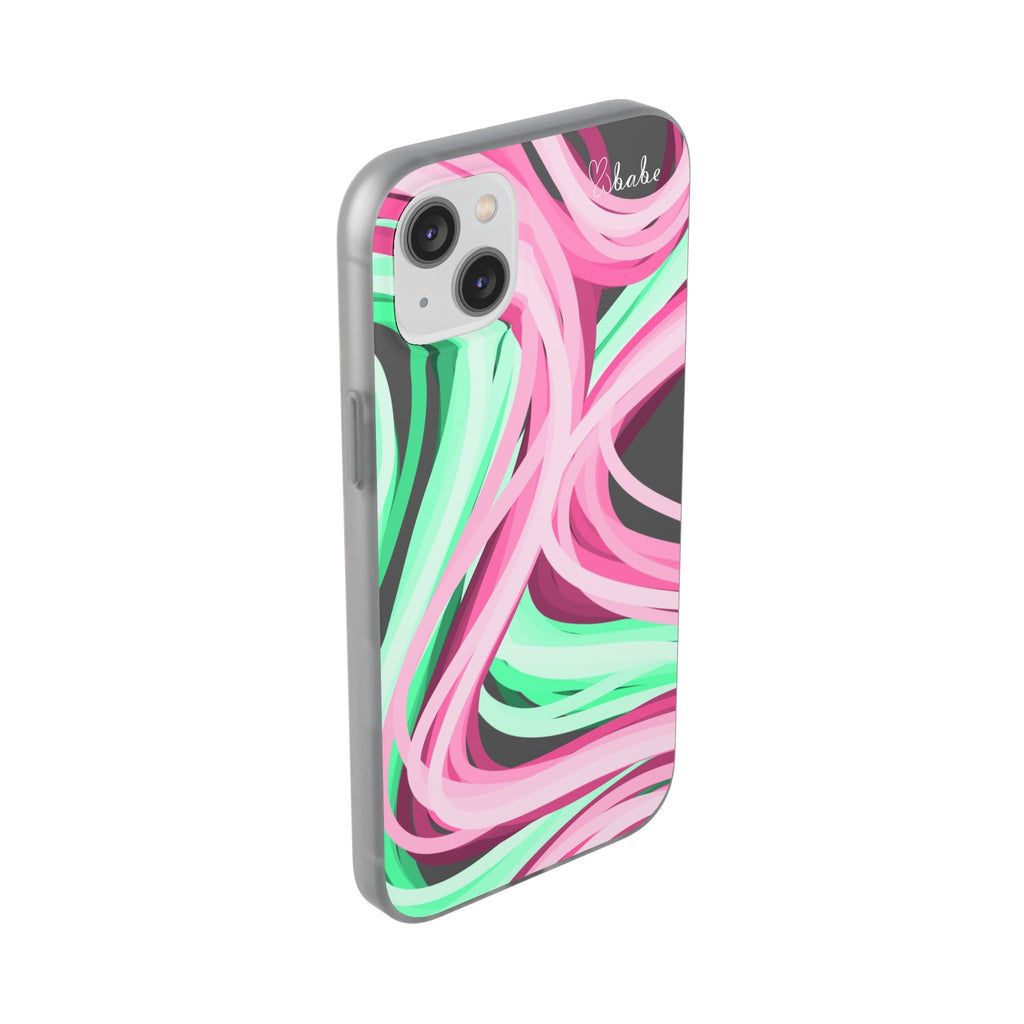 Neon Vines, Flexi Phone Case.