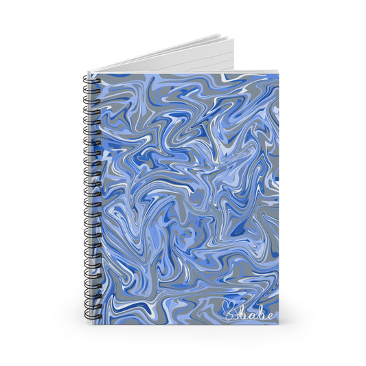 Soft Waves, Spiral Notebook.