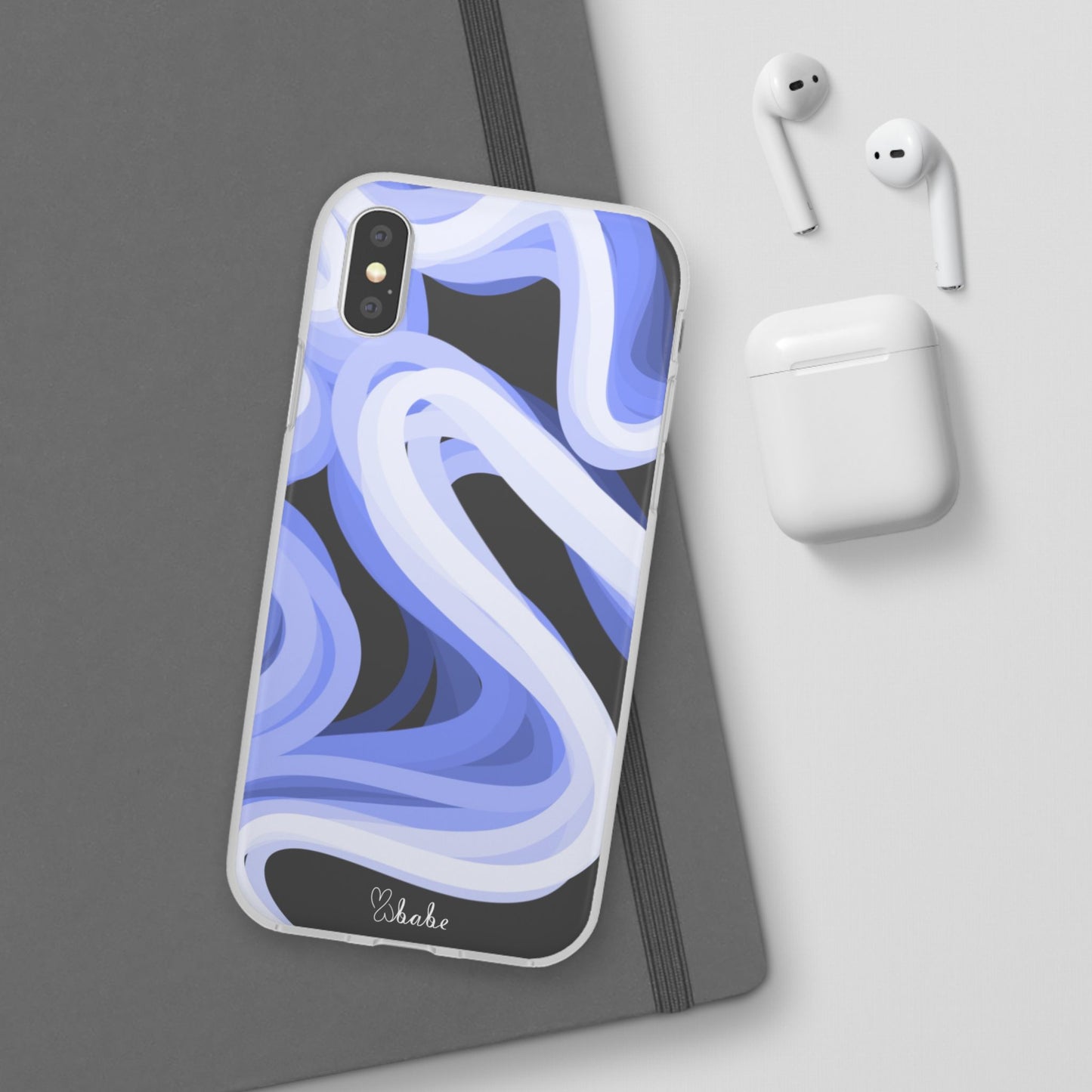 Blue Vines, Flexi Phone Case.