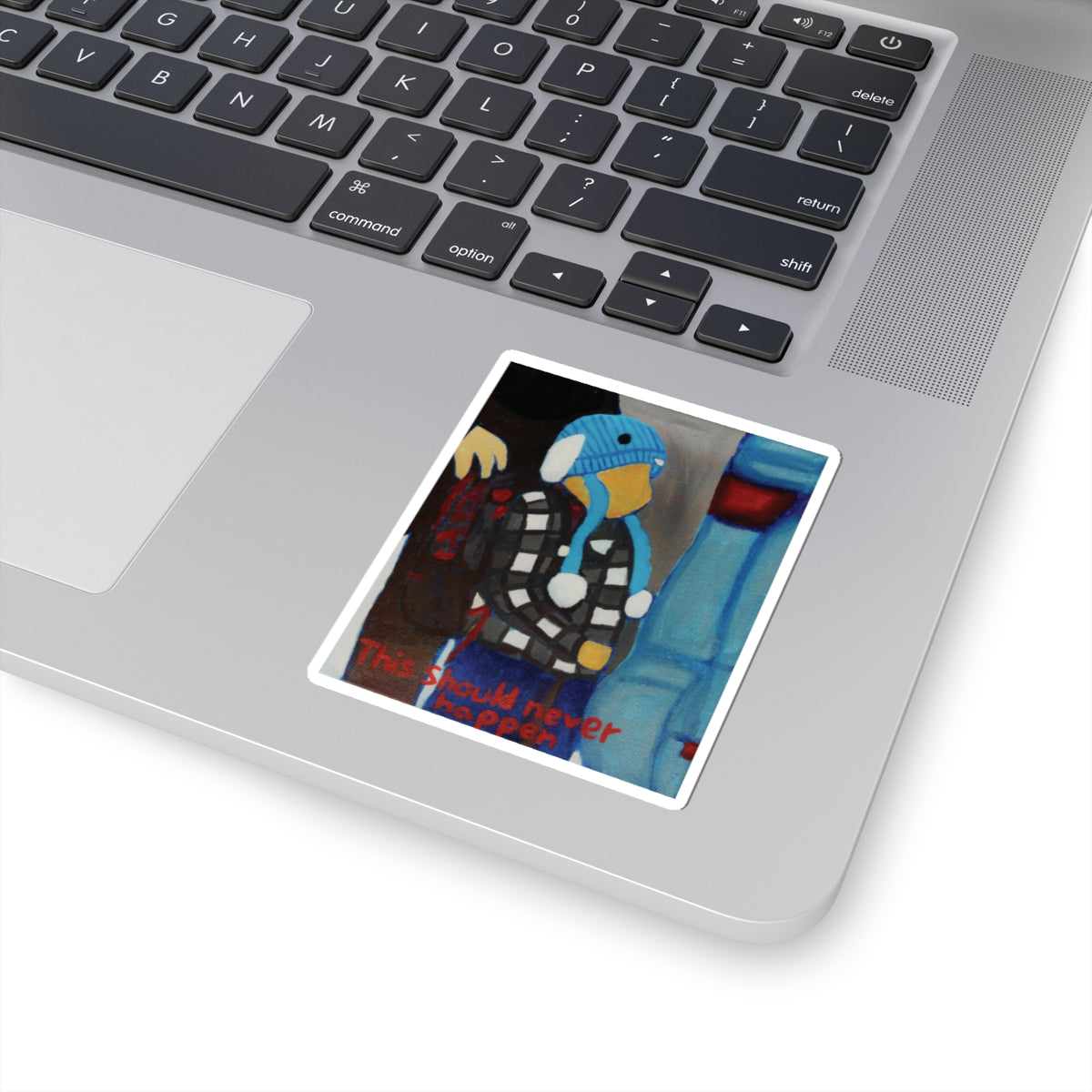 "This Should Never Happen" Sticker.