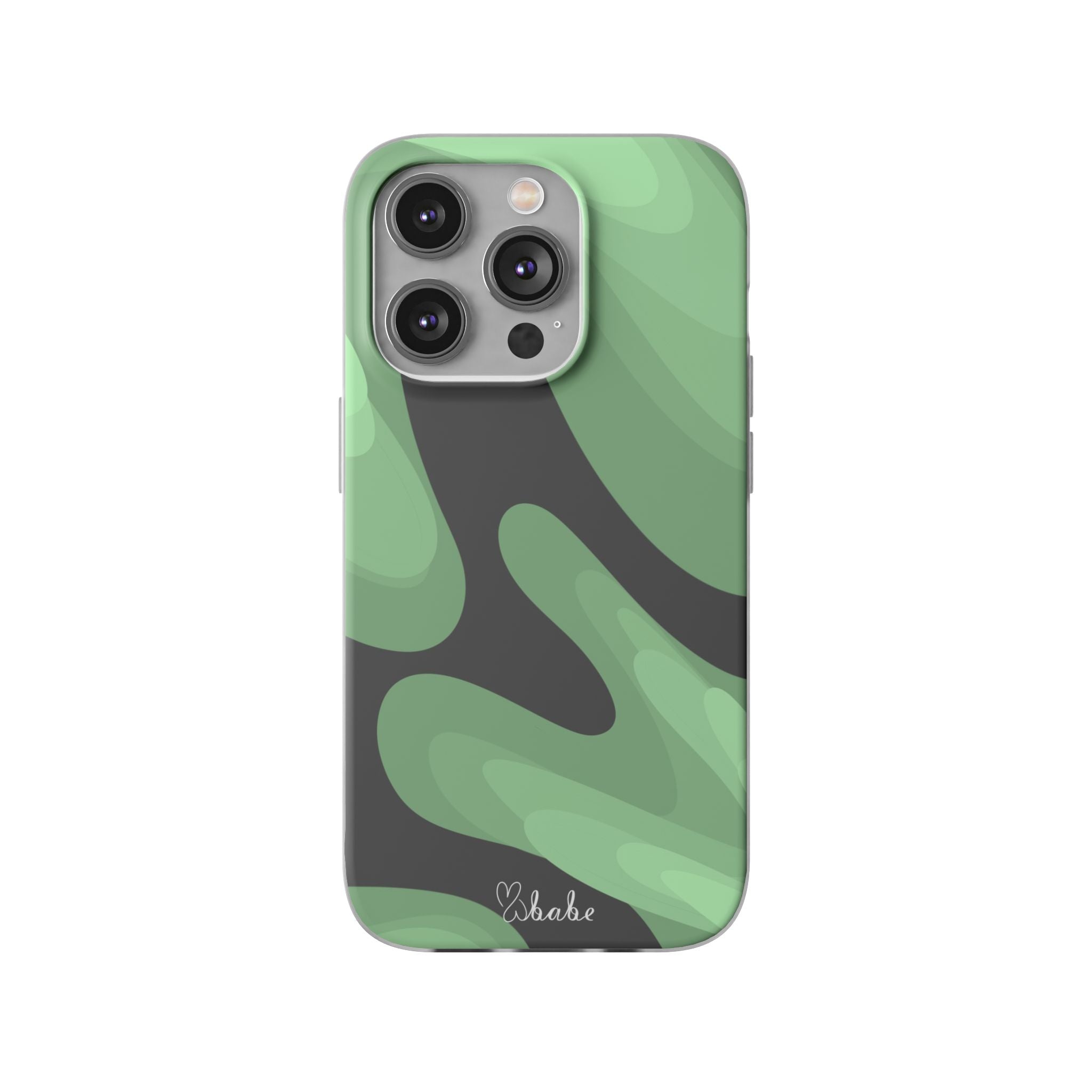 Mint Waves, Flexi Phone Case.
