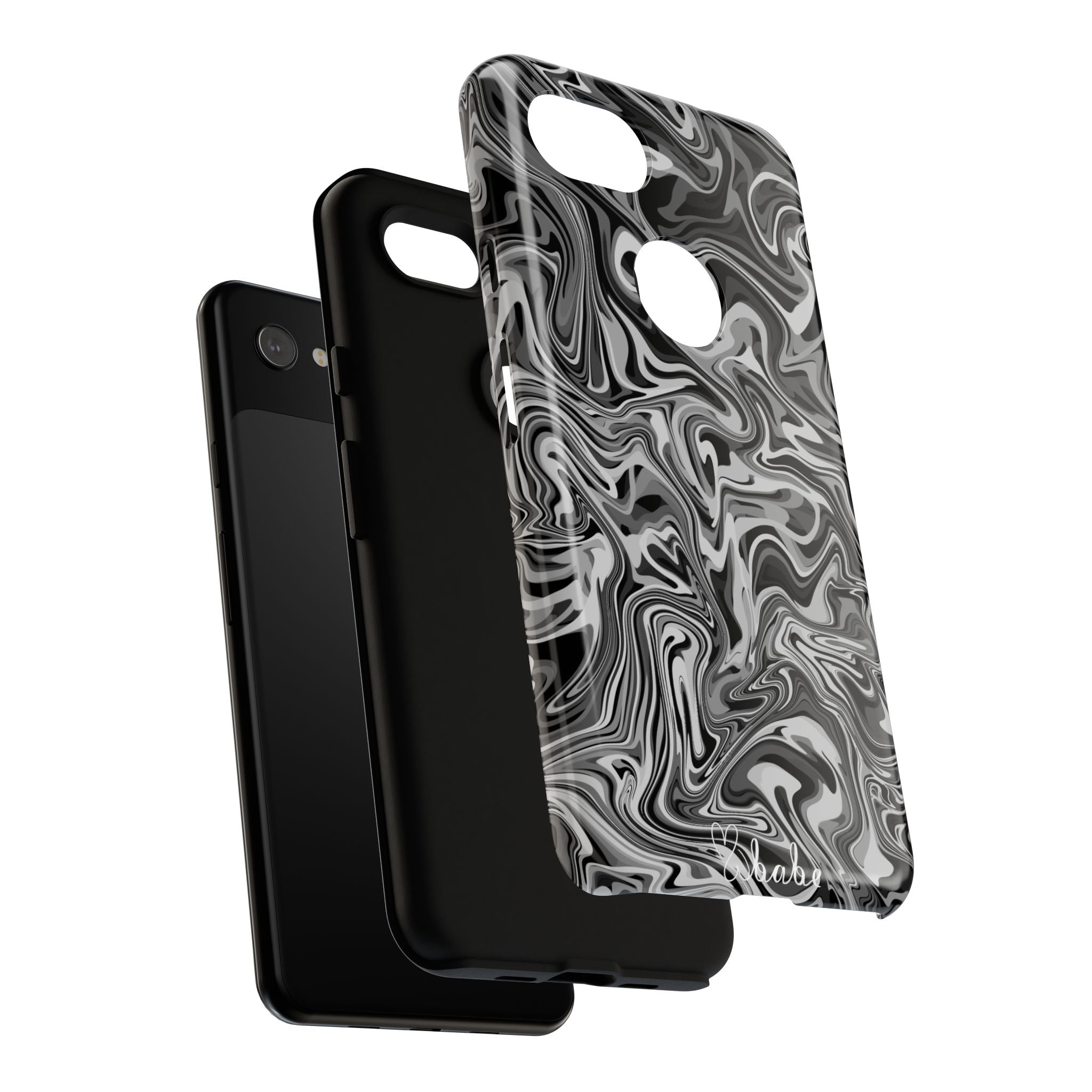 Ink Waves, Tough Phone Case.