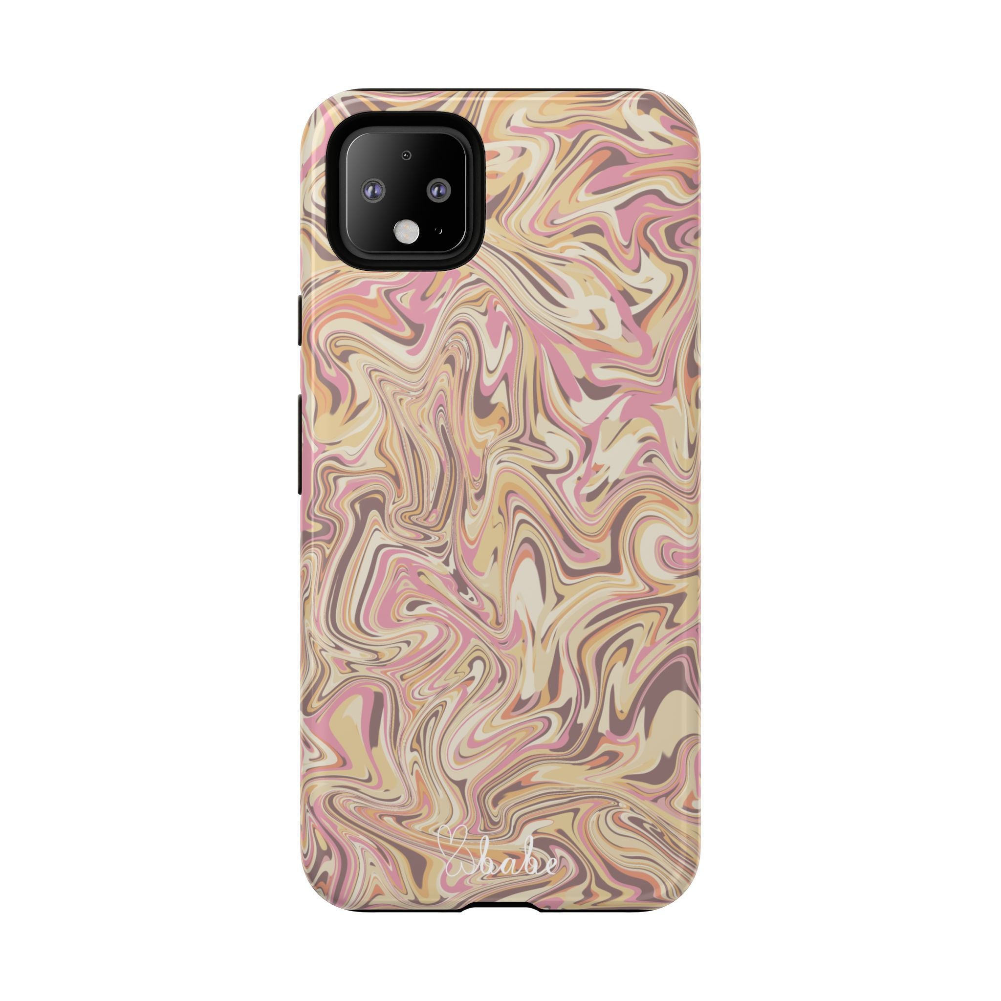 Peach Waves, Tough Phone Case.