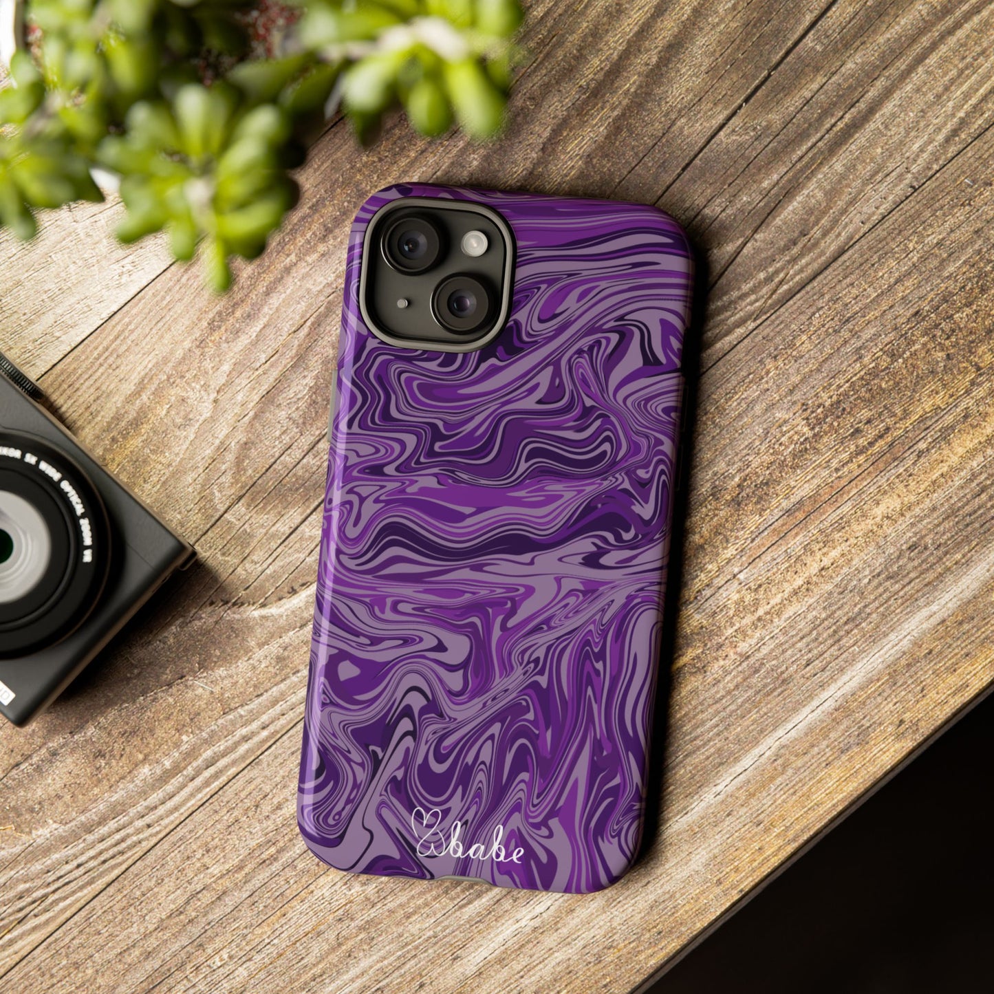 Purp Waves, Tough Phone Case.
