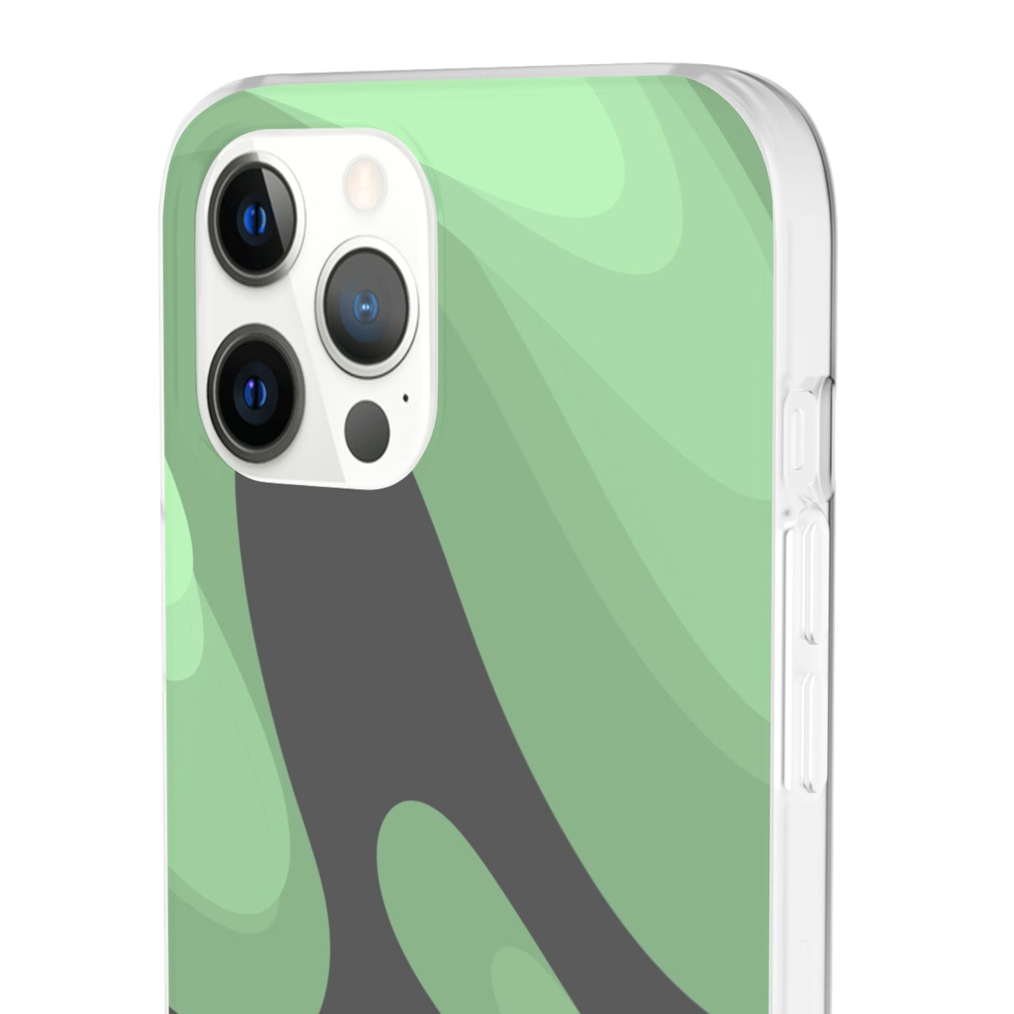 Mint Waves, Flexi Phone Case.