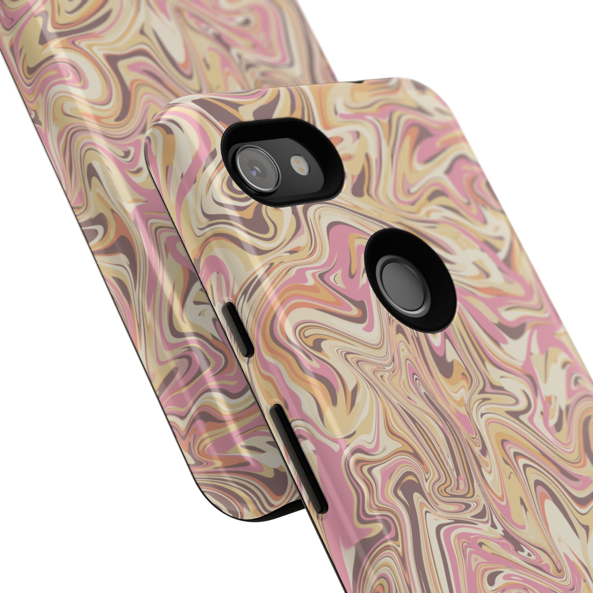 Peach Waves, Tough Phone Case.