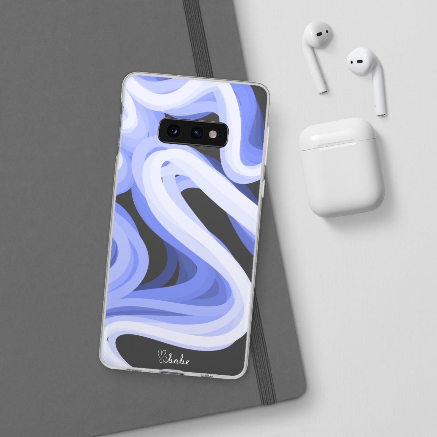 Blue Vines, Flexi Phone Case.