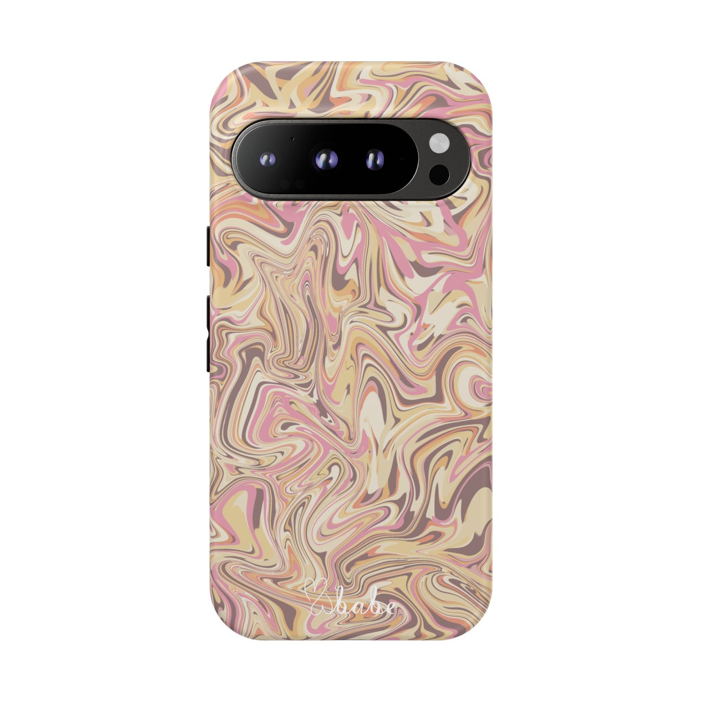 Peach Waves, Tough Phone Case.