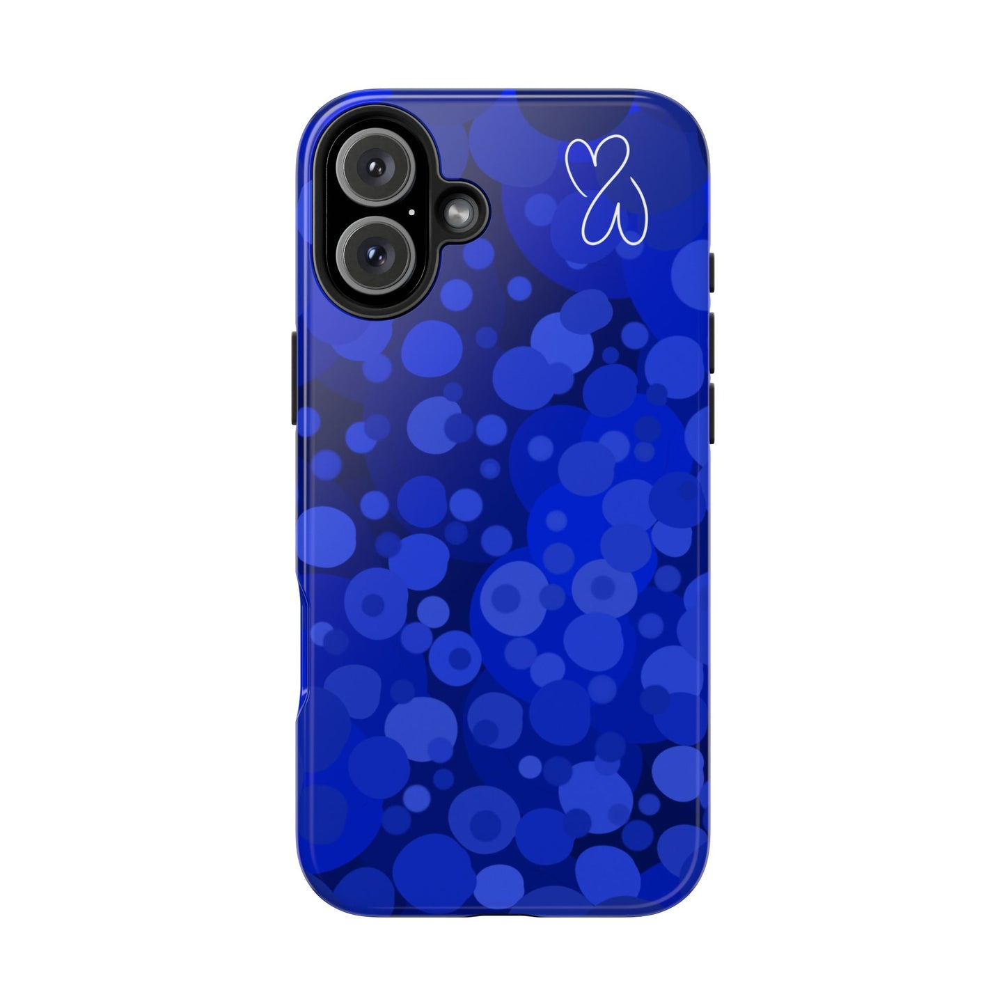 Blue Bubbles, Tough Phone Case