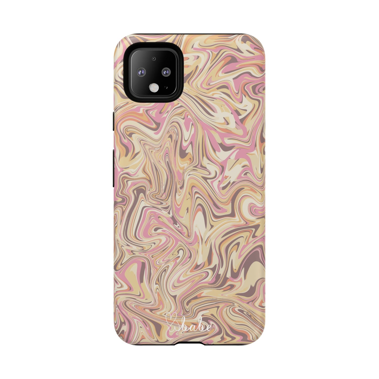 Peach Waves, Tough Phone Case.
